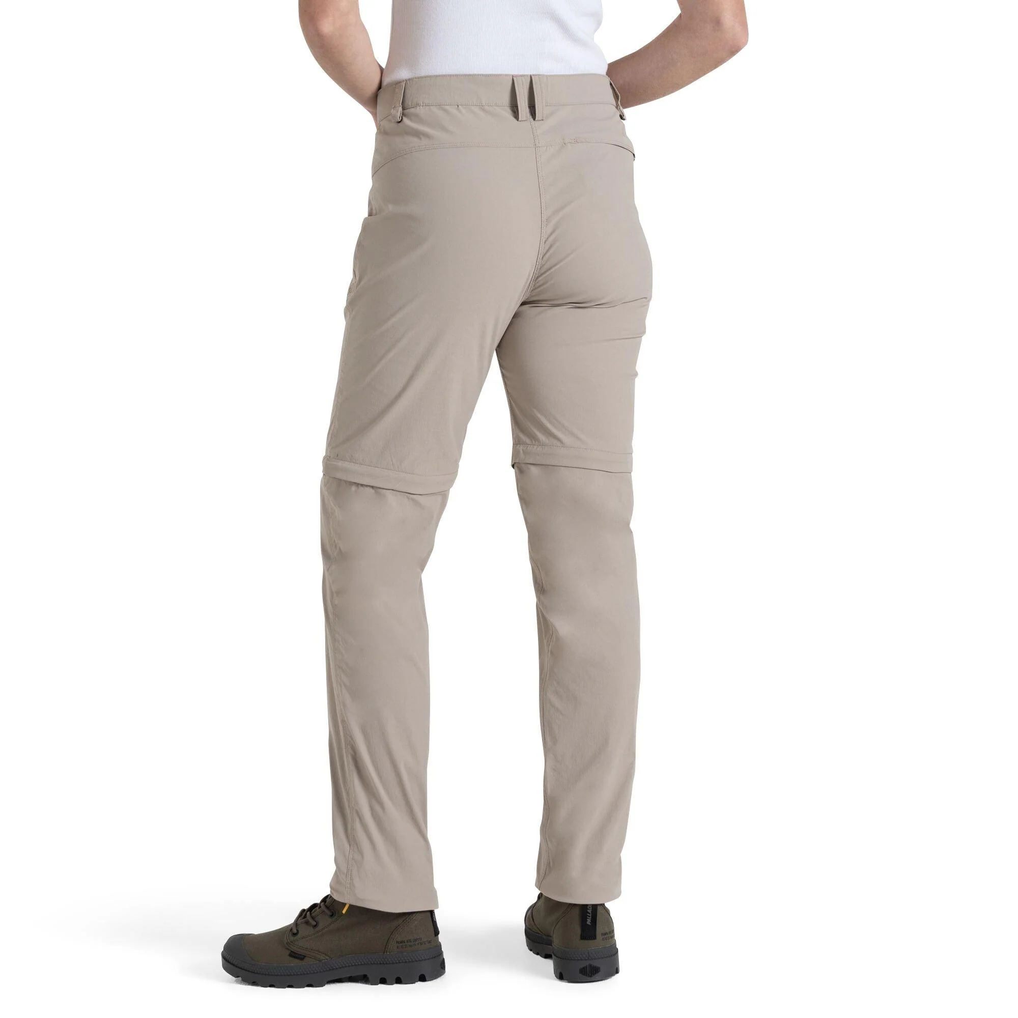 Women's NosiLife Pro Convertible Trousers III - Cream - Image 3