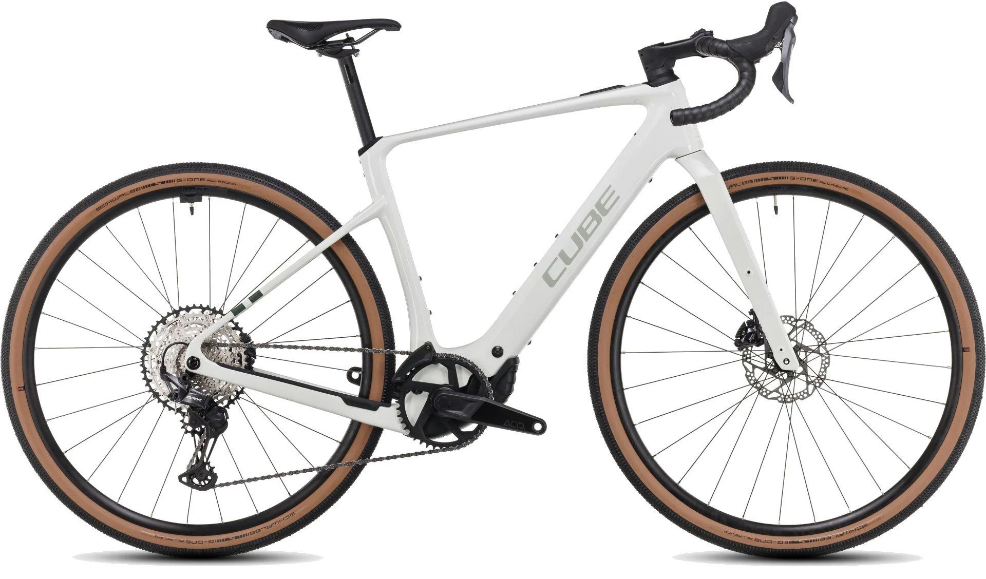 Nuroad Hybrid C:62 Race 400X Gravel E-Bike - White