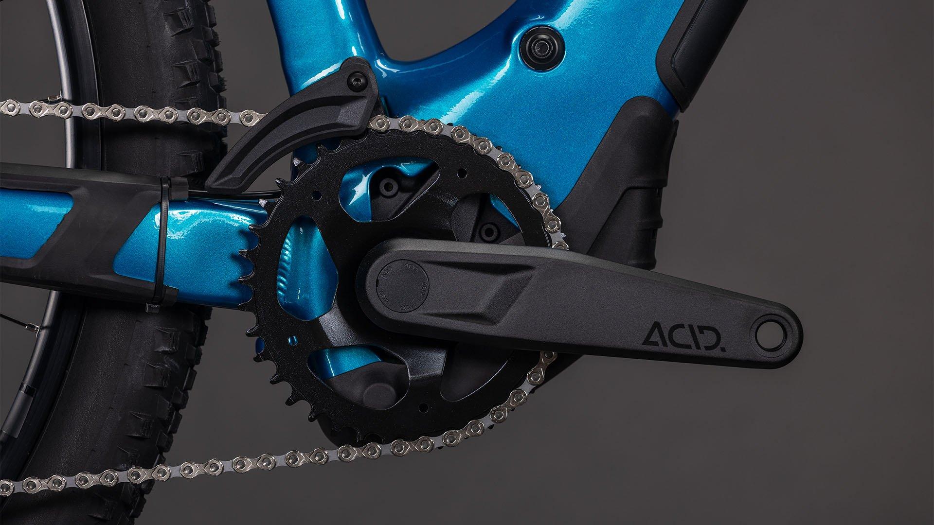 Reaction Hybrid Performance 600 Mountain E-Bike - Blue - Image 3
