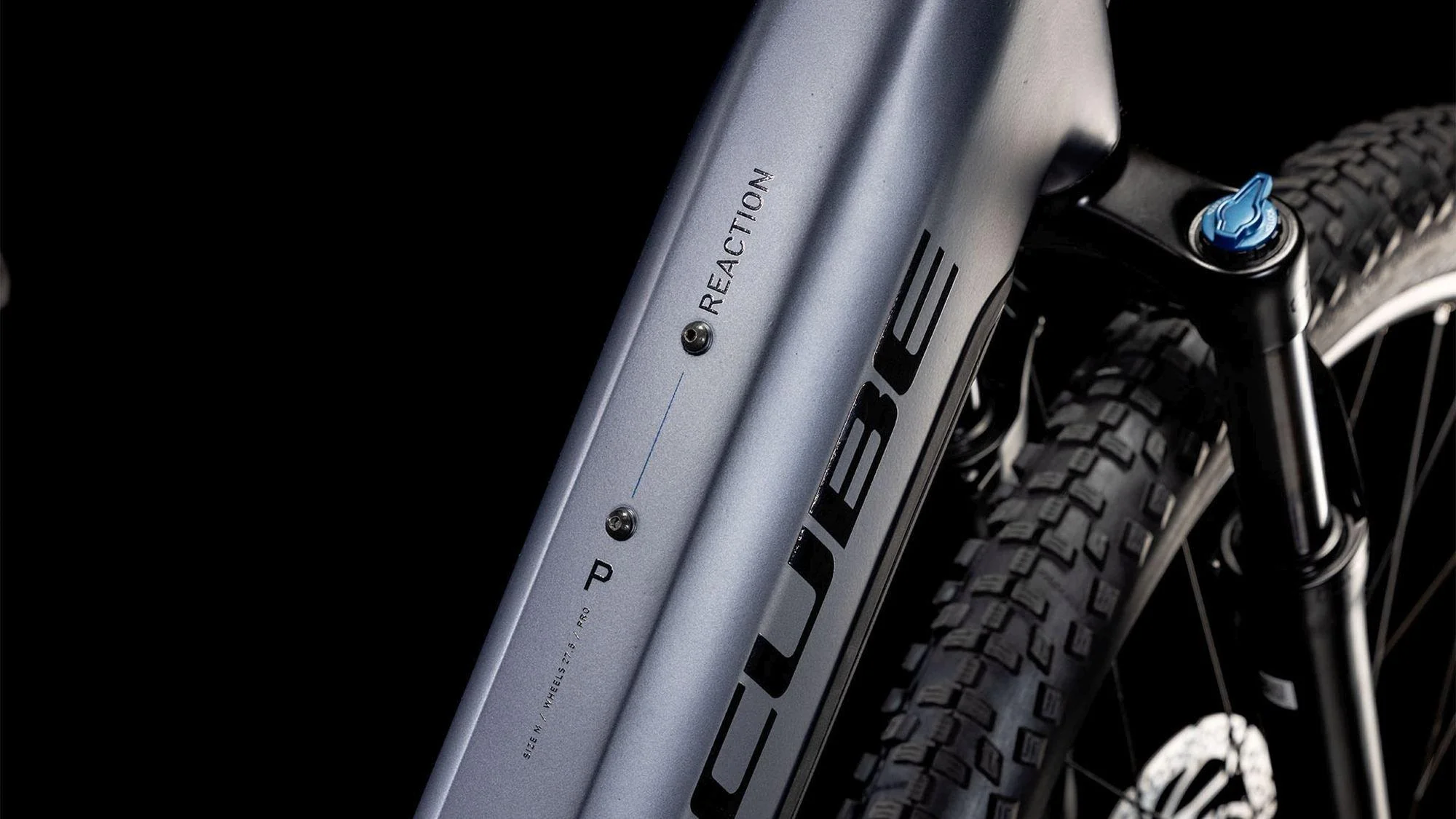 Reaction Hybrid Pro 600 Easy Entry Mountain E-Bike - Grey / Black - Image 4