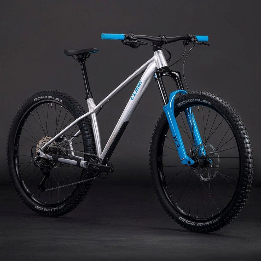 Reaction TM ONE Mountain Bike - Silver / Blue - Image 8