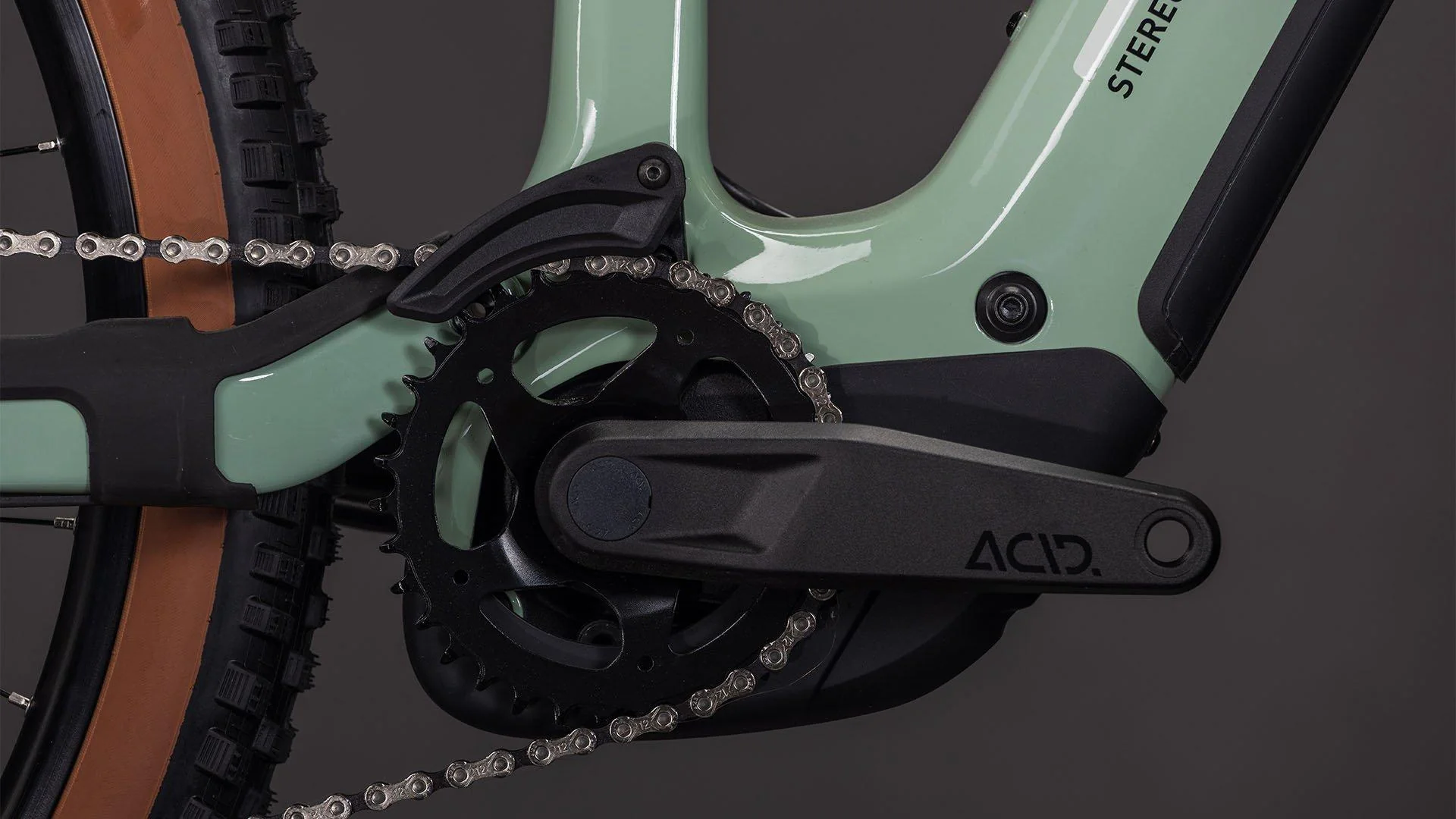 Stereo Hybrid One44 HPC Race 800 E-Mountain Bike - Green - Image 4
