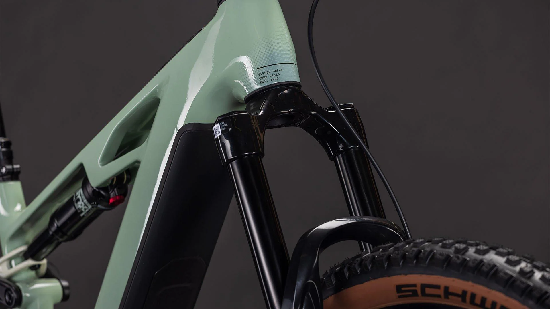 Stereo Hybrid One44 HPC Race 800 E-Mountain Bike - Green - Image 7