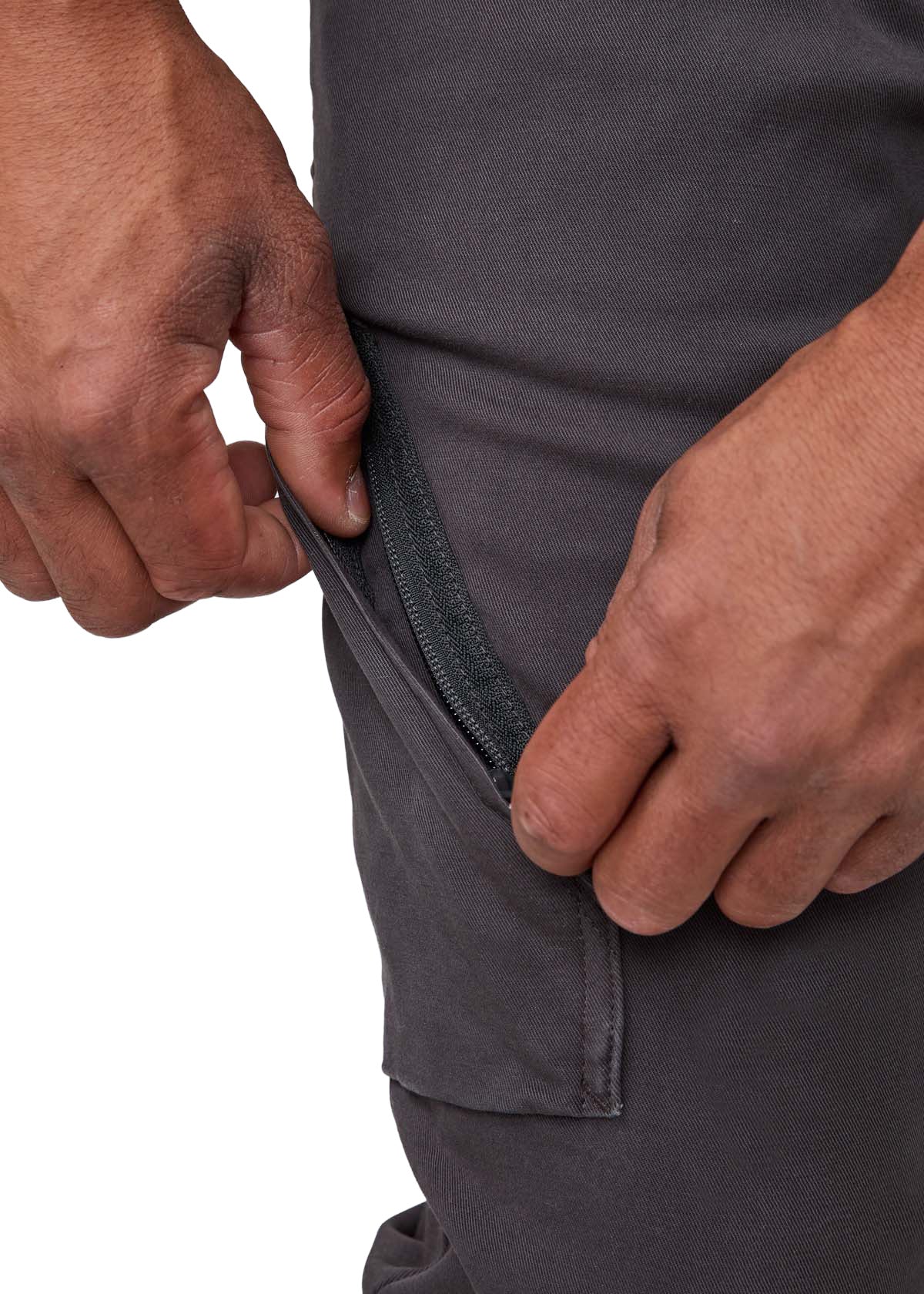Men's Live Free Adventure Relaxed Pants - 32" Leg - Grey - Image 5