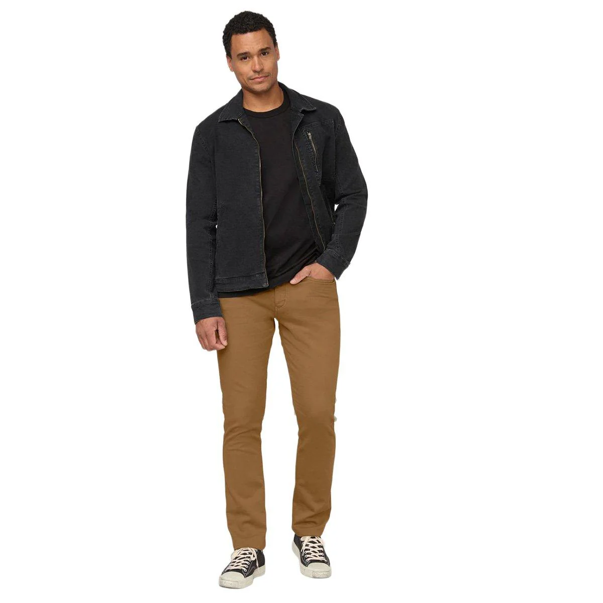 Men's No Sweat Relaxed 32" Pants - Brown - Image 2