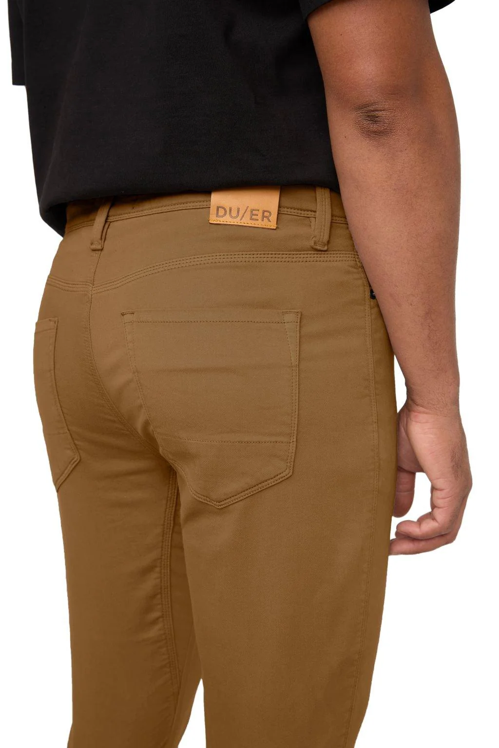 Men's No Sweat Relaxed 32" Pants - Brown - Image 5