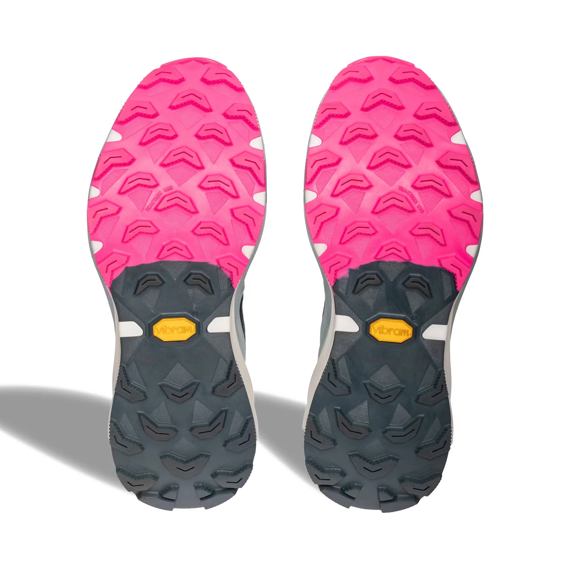 Women's Ultra 100 V3 Trail Running Shoes - Blue / Pink - Image 5
