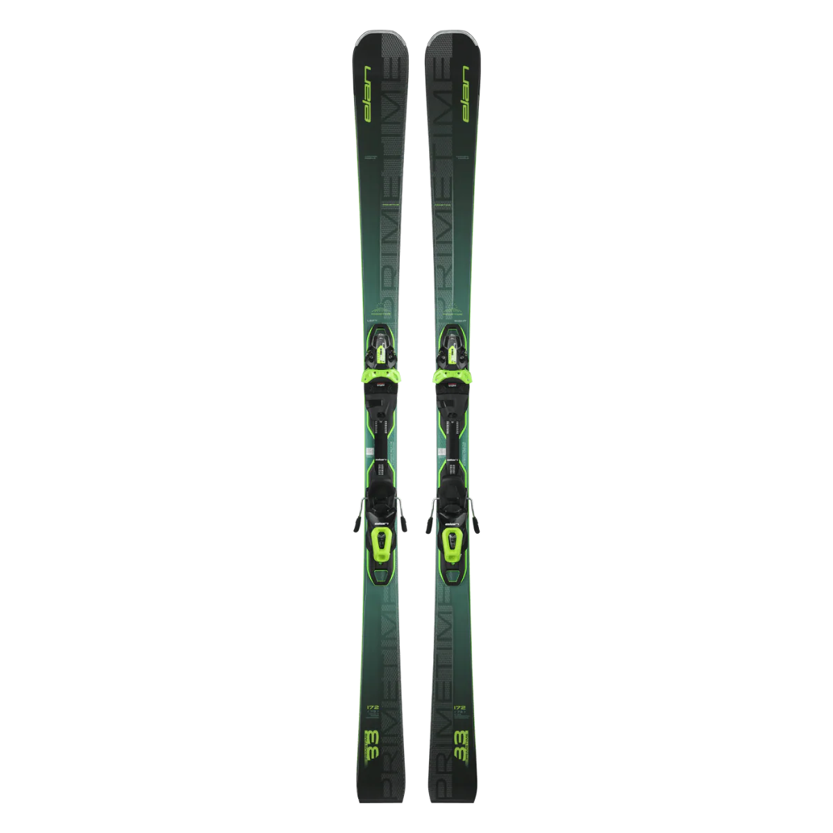 Men's Primetime 33 Skis + EM11 Binding - Green - Image 2