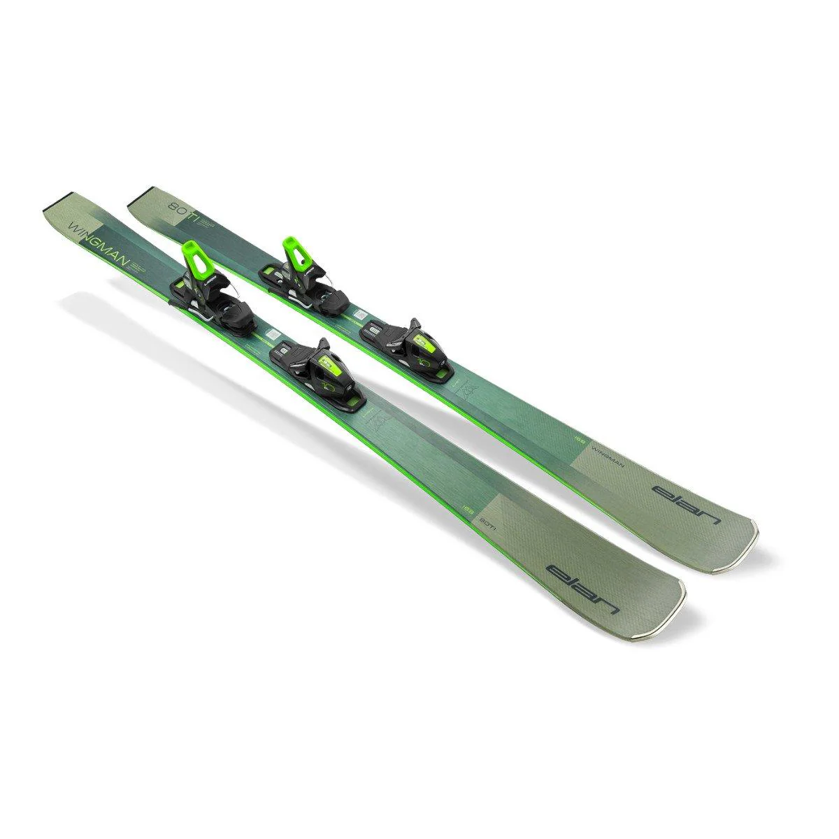 Men's Wingman 80Ti with EL10 Binding - Green - Image 2