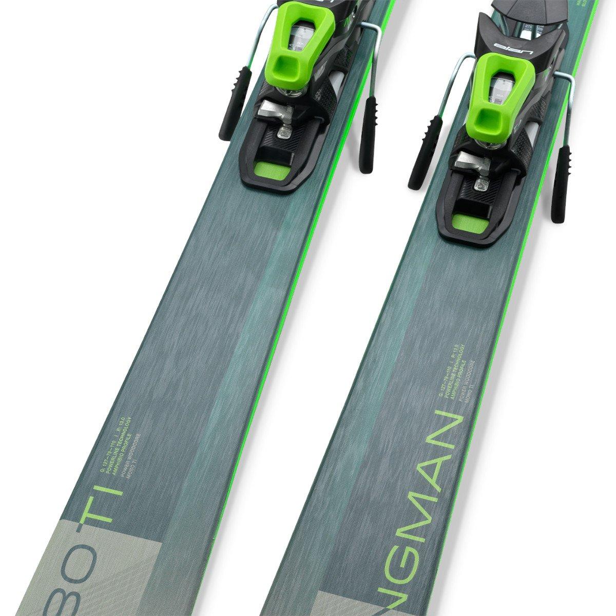 Men's Wingman 80Ti with EL10 Binding - Green - Image 6