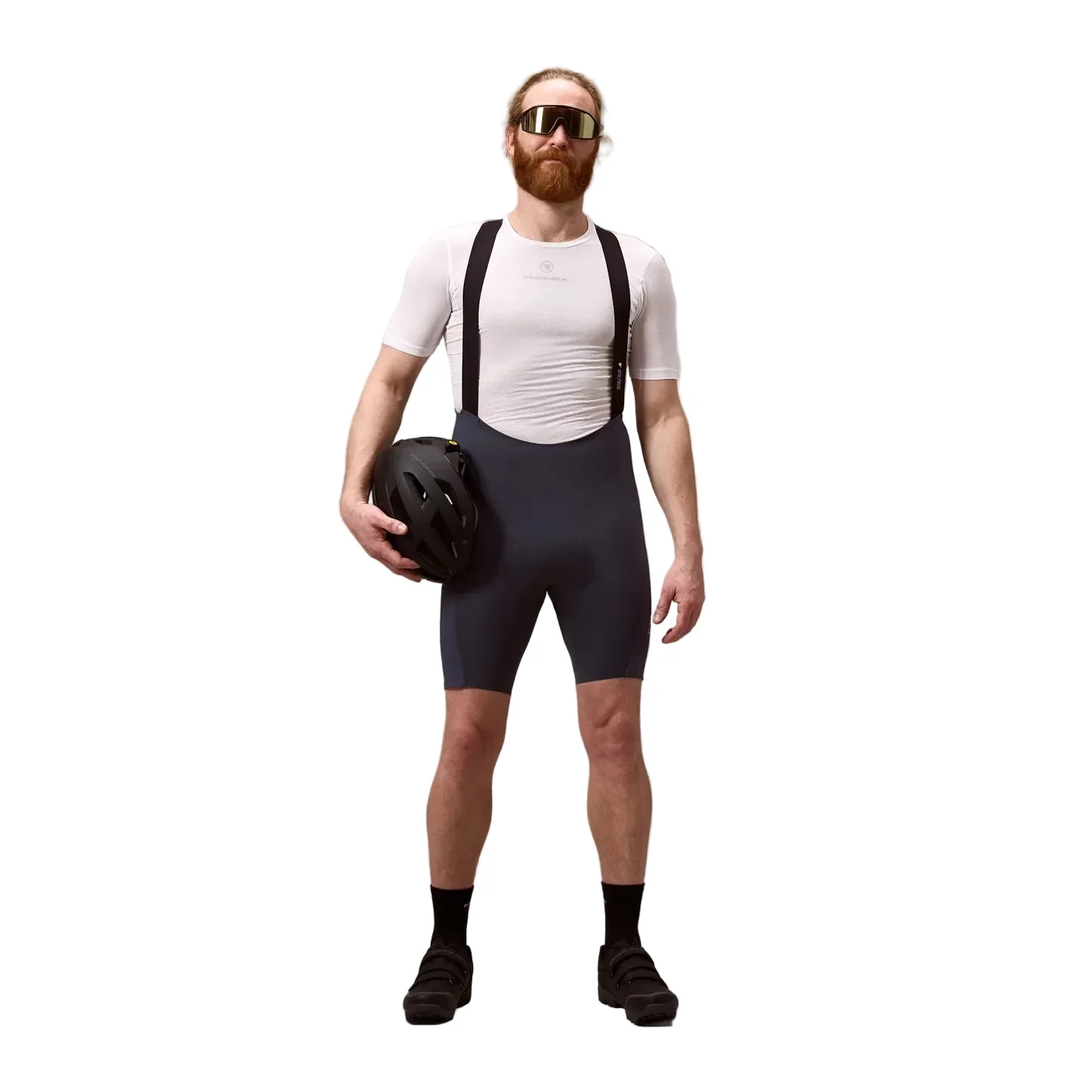 Men's AllTrack Ride Bib Shorts - Grey - Image 3