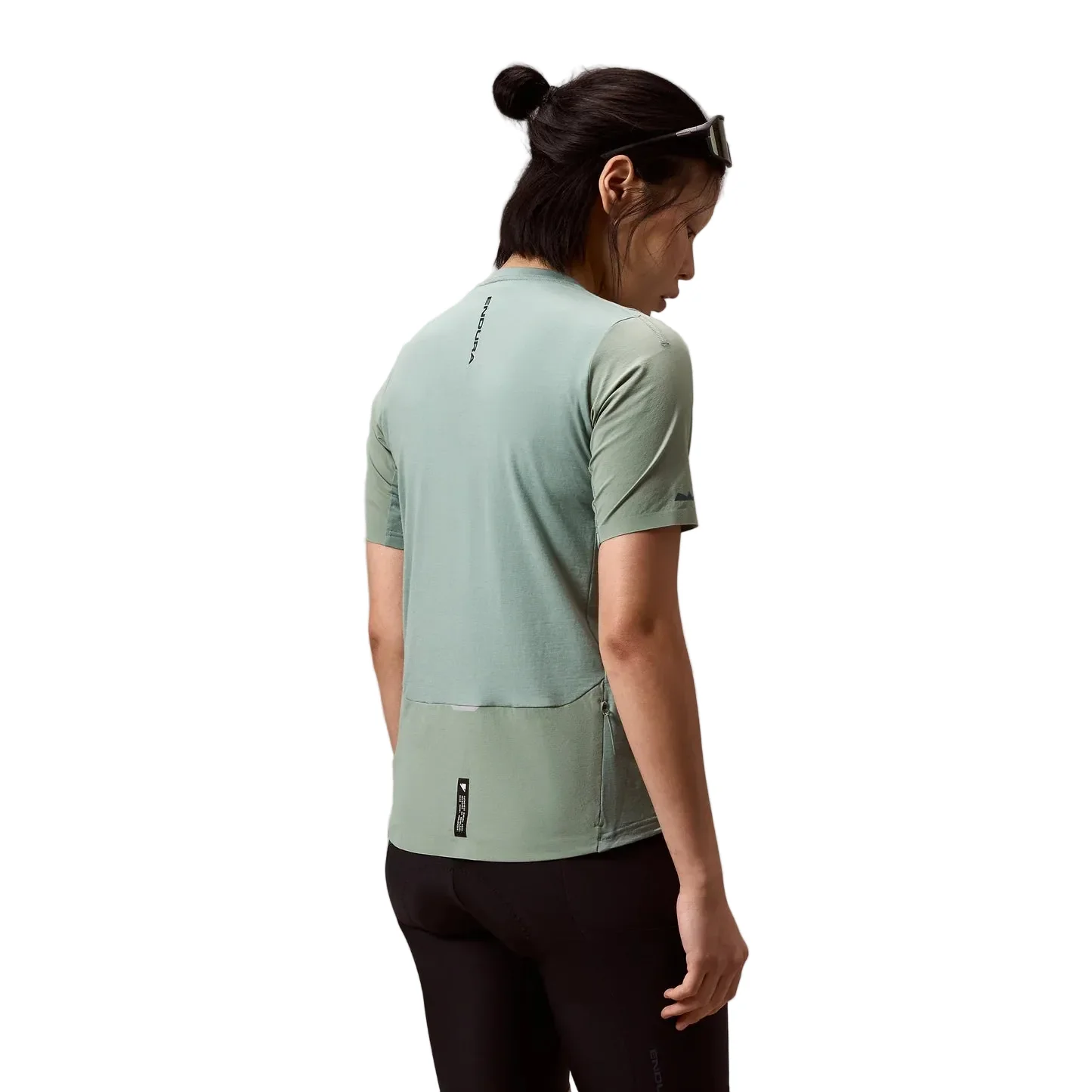Women's AllTrack Ride Short-Sleeve Tech T-Shirt - Green - Image 5