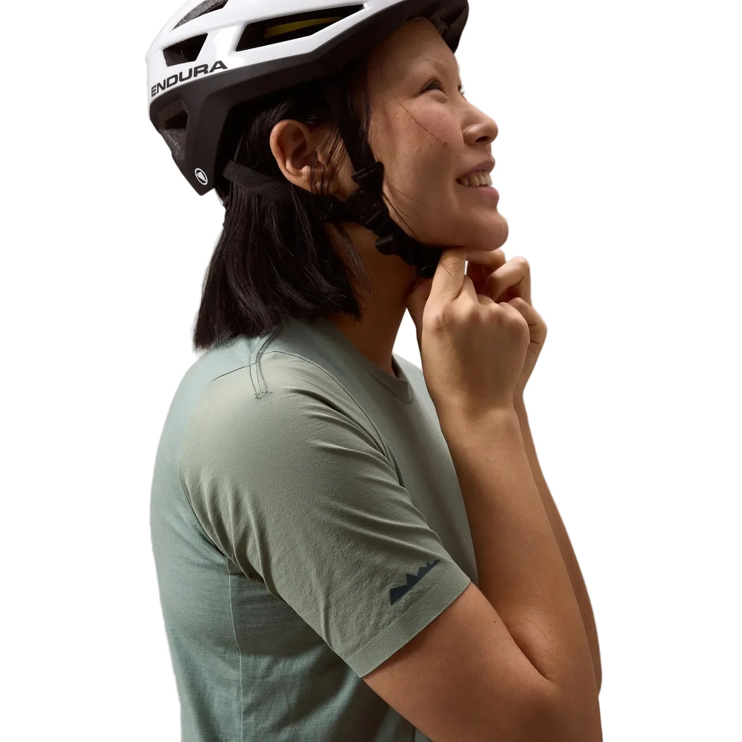 Women's AllTrack Ride Short-Sleeve Tech T-Shirt - Green - Image 7