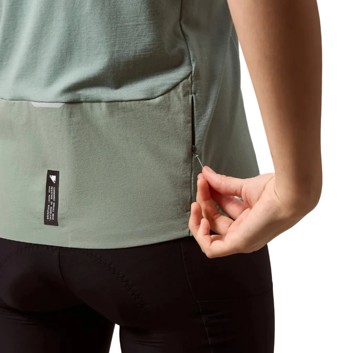 Women's AllTrack Ride Short-Sleeve Tech T-Shirt - Green - Image 8
