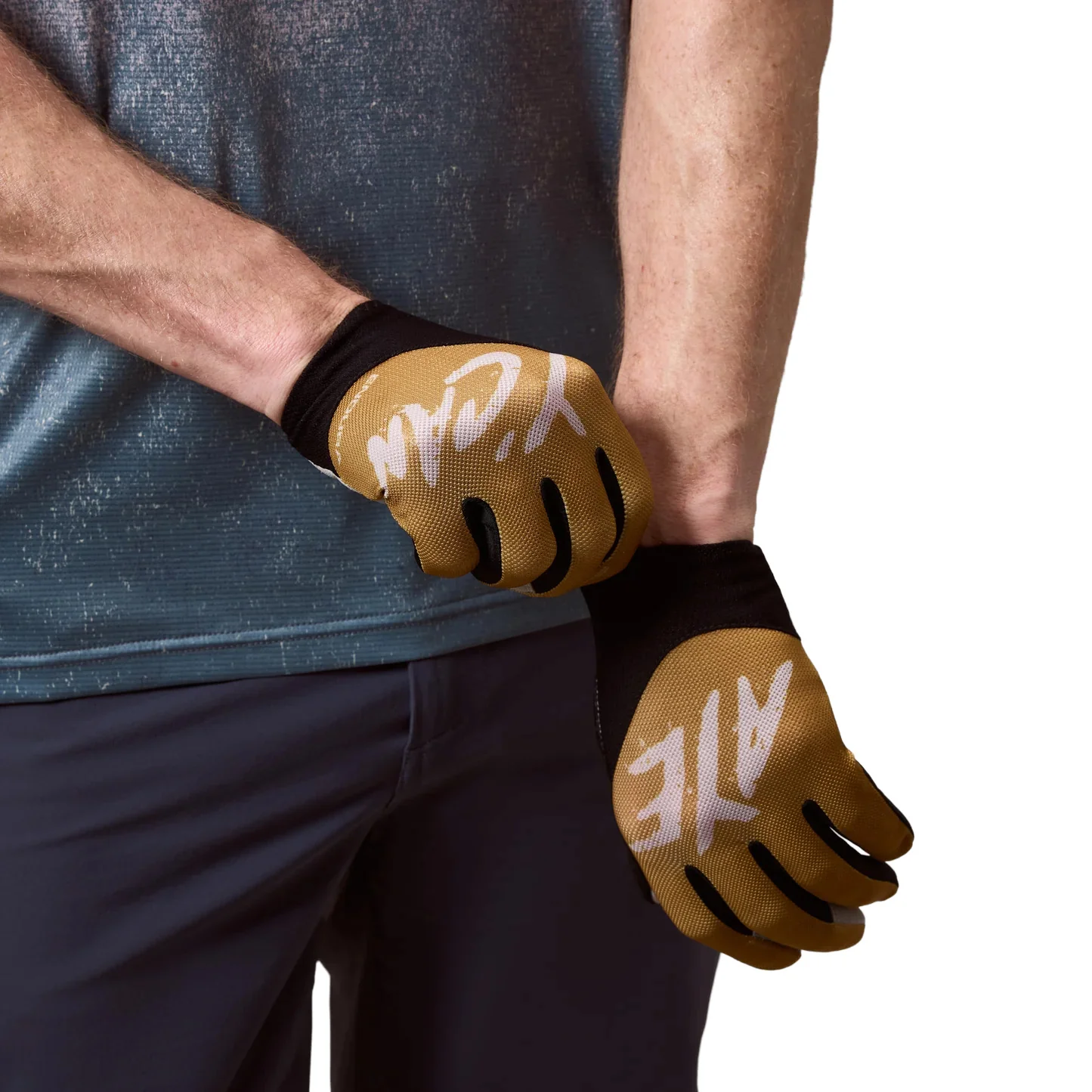 Men's Hummvee Lite Icon Gloves - Brown - Image 2