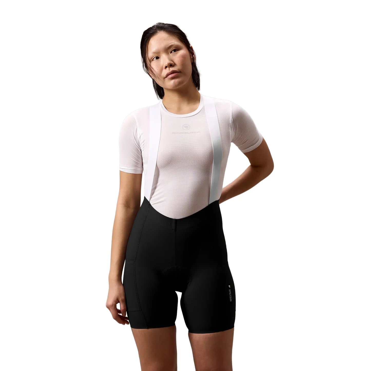 Women's Loop Bib Shorts - Black - Image 3