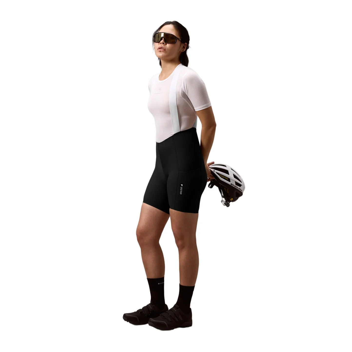 Women's Loop Bib Shorts - Black - Image 8
