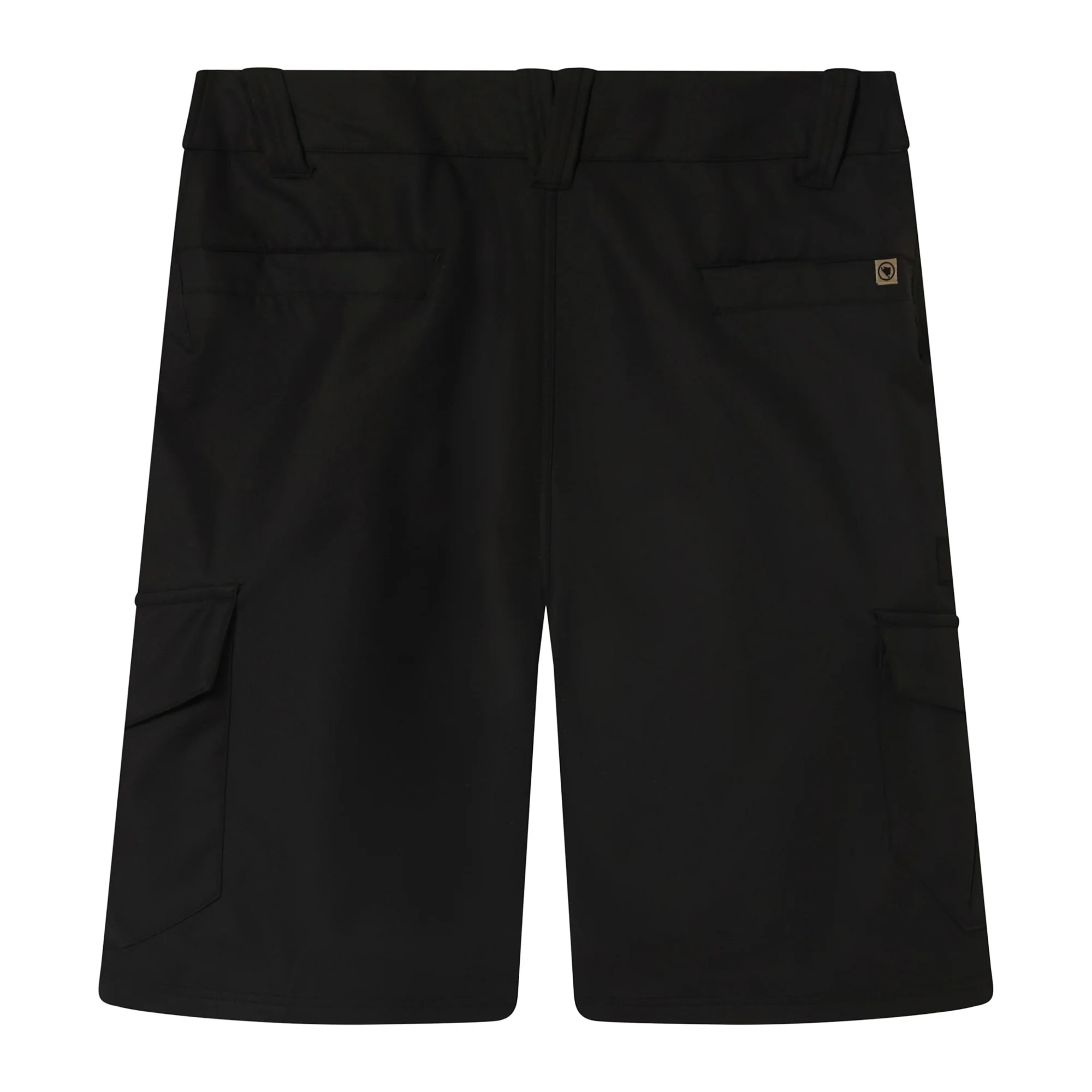 Men's Loop Cargo Shorts with Liners - Black - Image 2