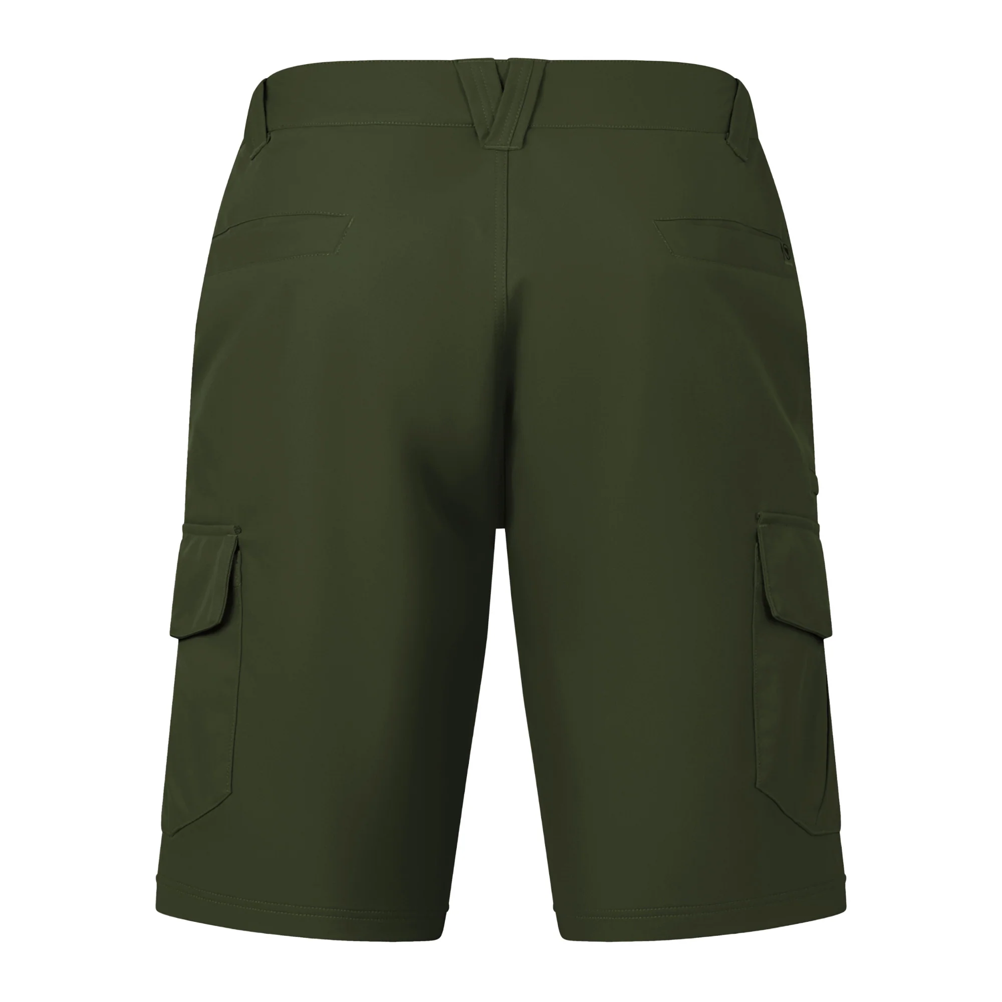 Men's Loop Cargo Shorts with Liners - Green - Image 2