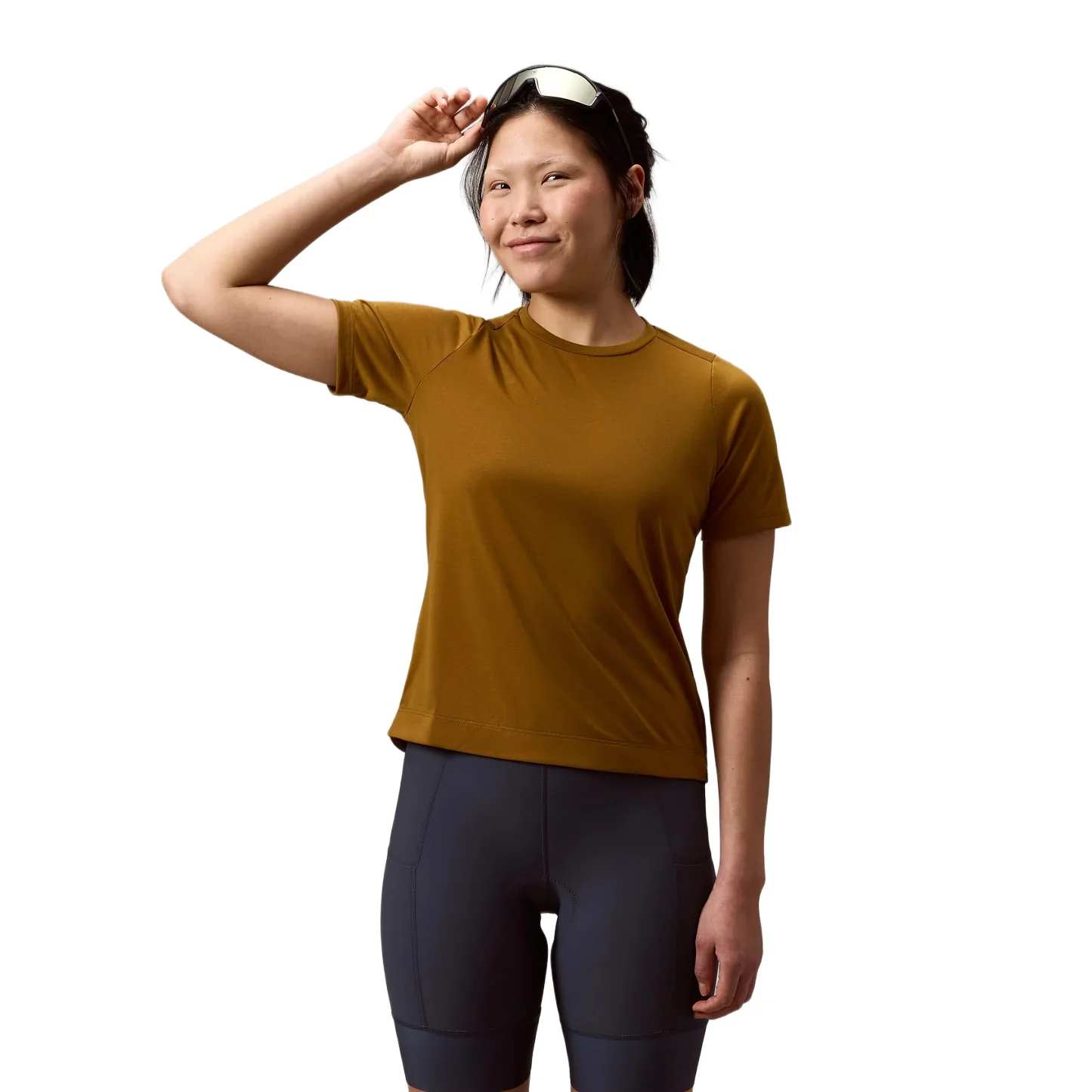 Women's Loop Short Sleeve Tech T-Shirt - Brown - Image 3