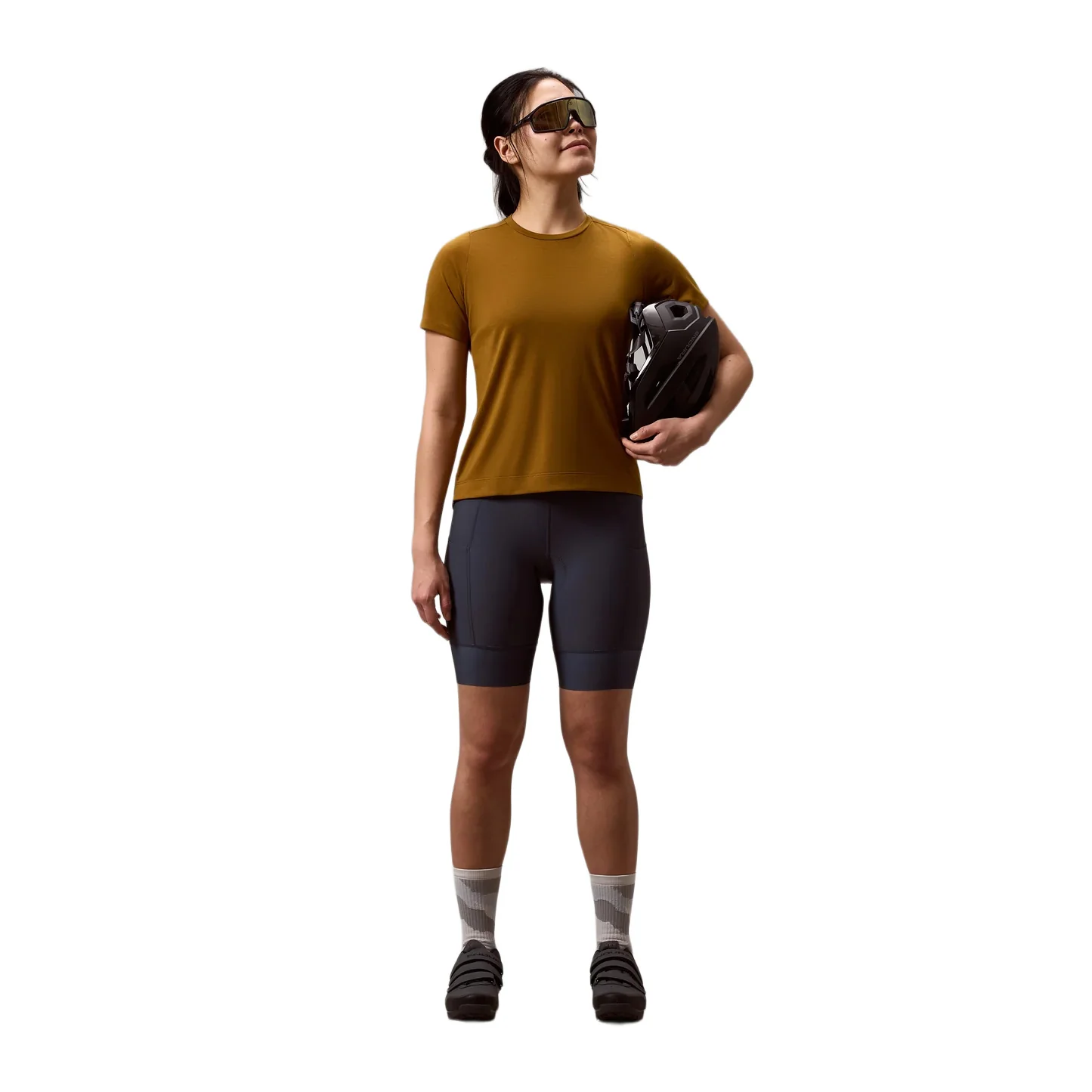 Women's Loop Short Sleeve Tech T-Shirt - Brown - Image 6