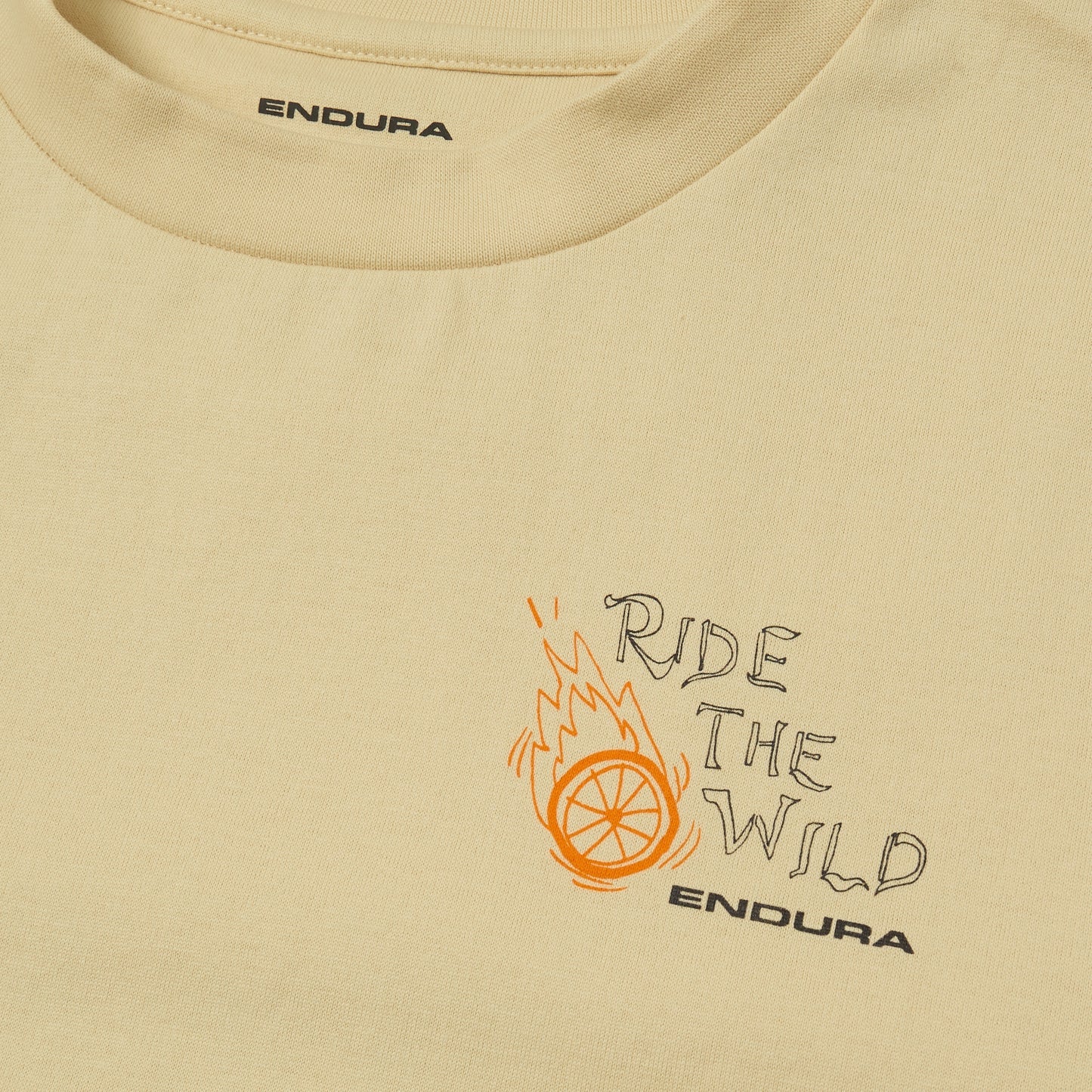 Unisex Ride The Wild Graphic T-Shirt - Cream - Image 4