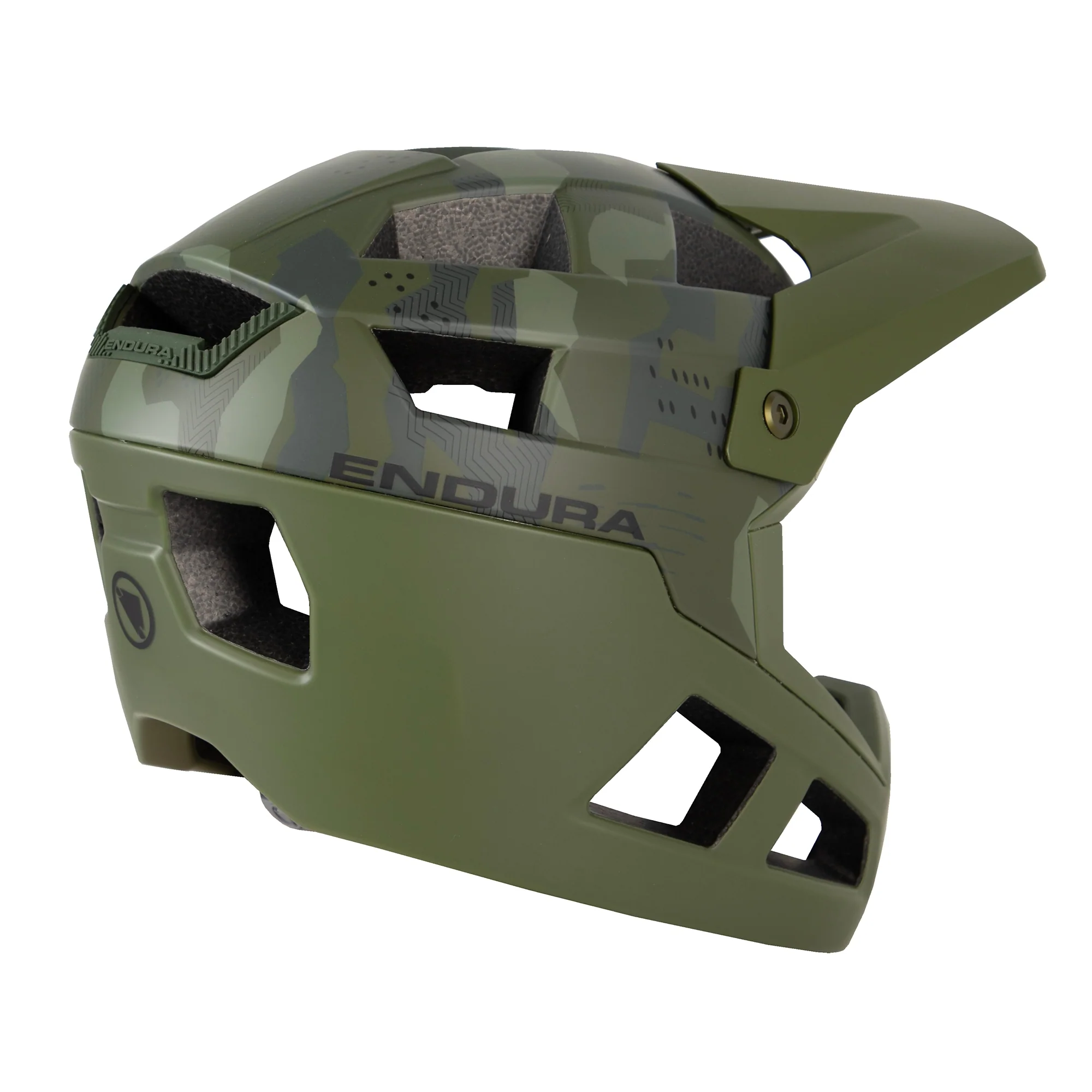 Kids' SingleTrack Full Face MTB Helmet - Green - Image 2