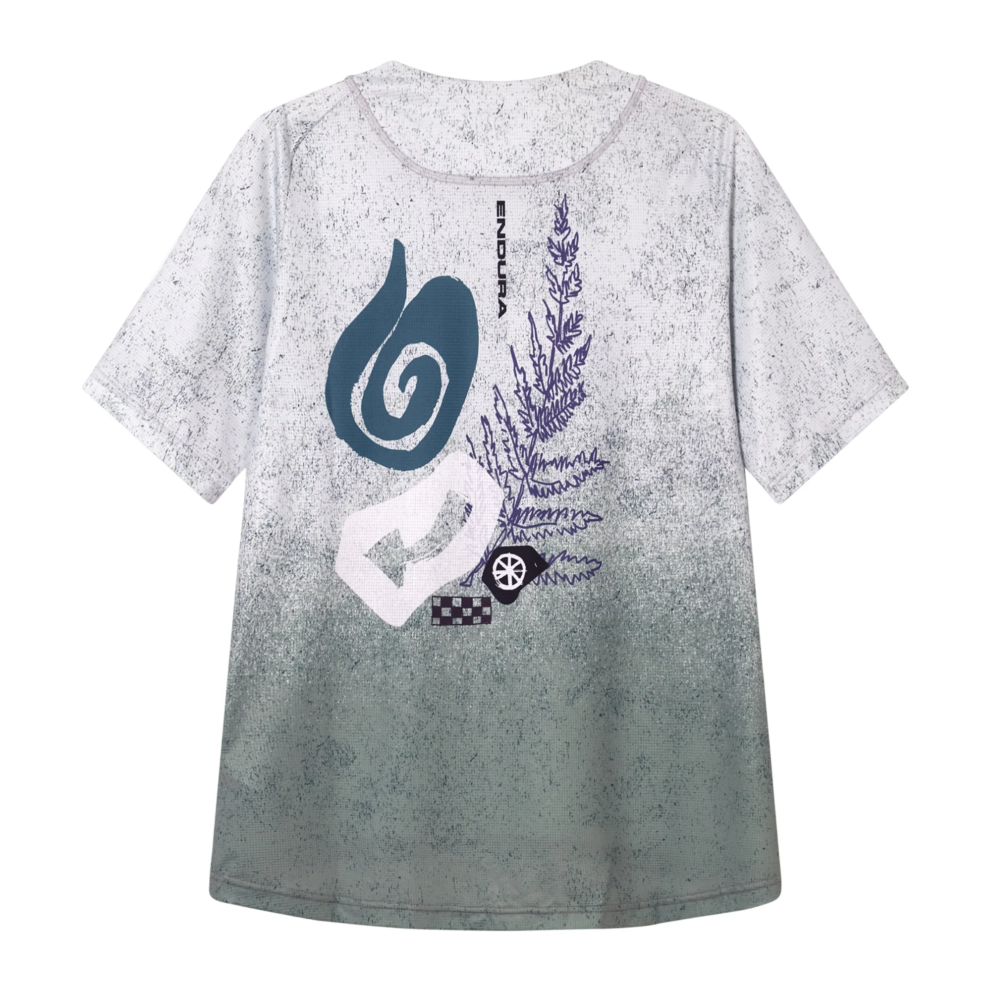Women's SingleTrack Short-Sleeve Print T-Shirt - Blue - Image 2