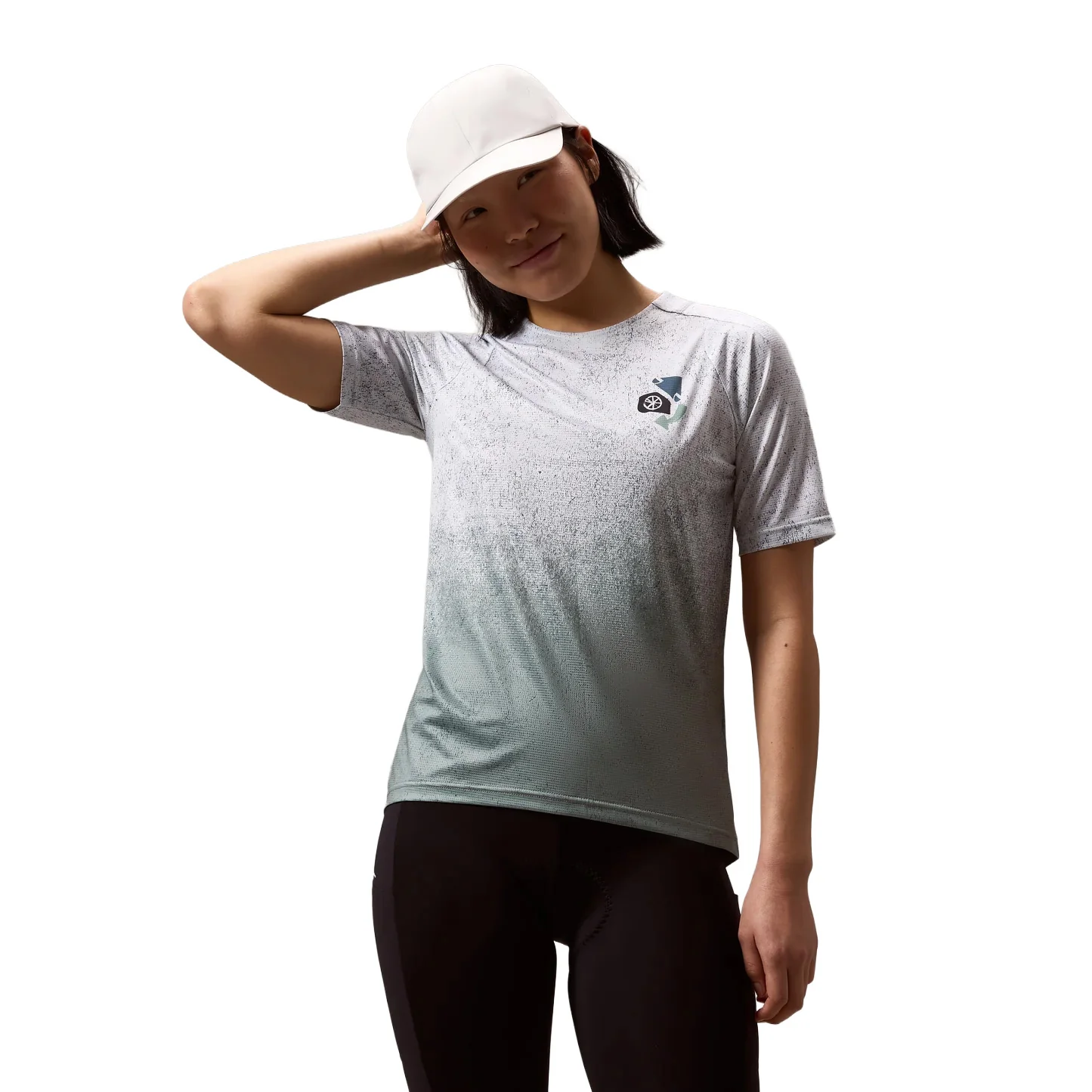Women's SingleTrack Short-Sleeve Print T-Shirt - Blue - Image 3