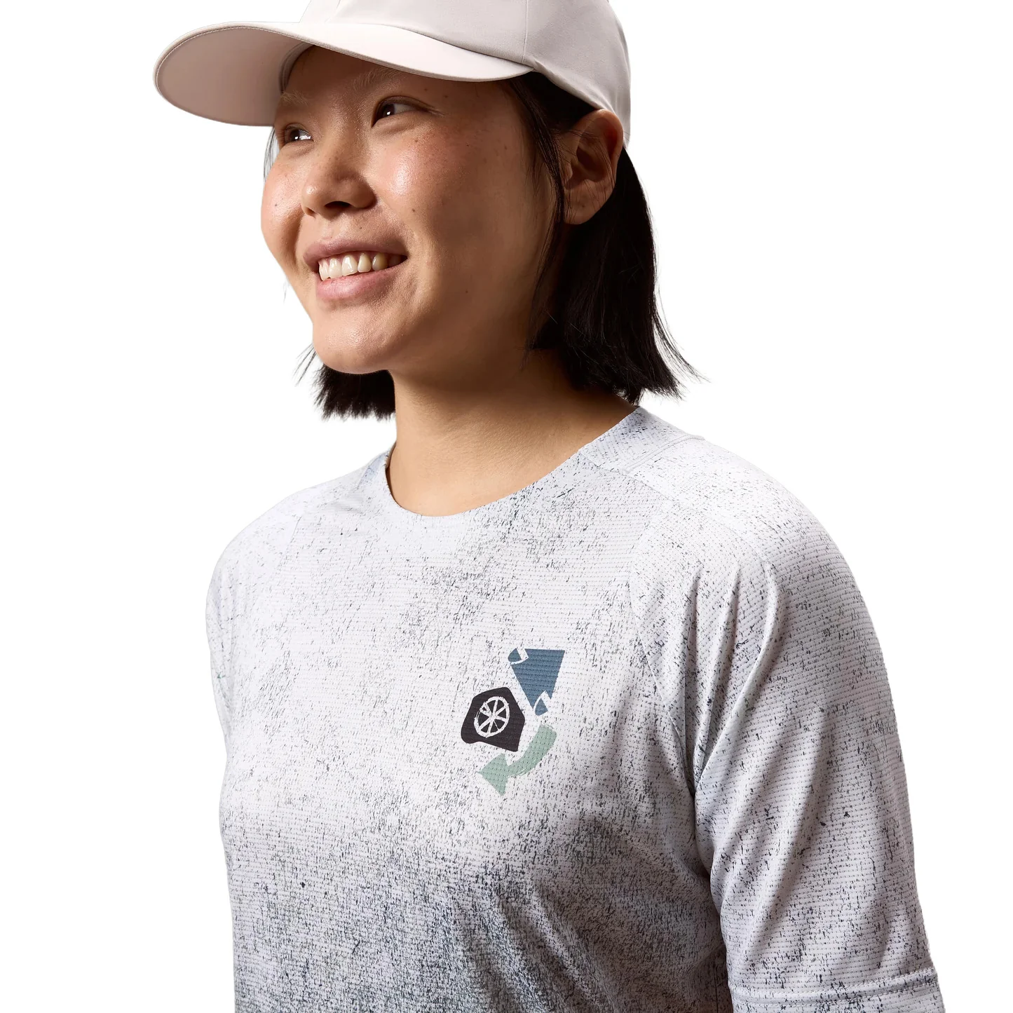 Women's SingleTrack Short-Sleeve Print T-Shirt - Blue - Image 5