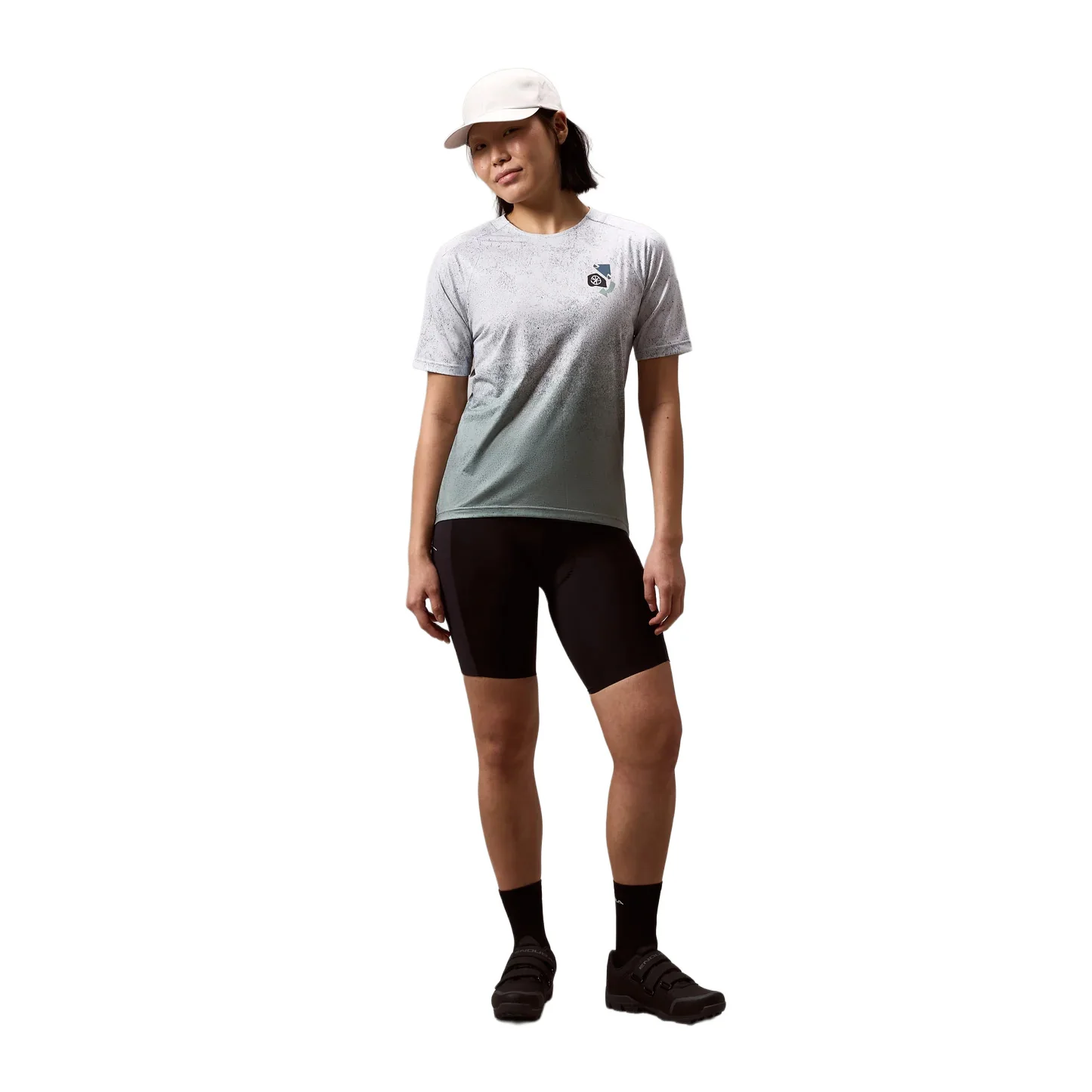 Women's SingleTrack Short-Sleeve Print T-Shirt - Blue - Image 7