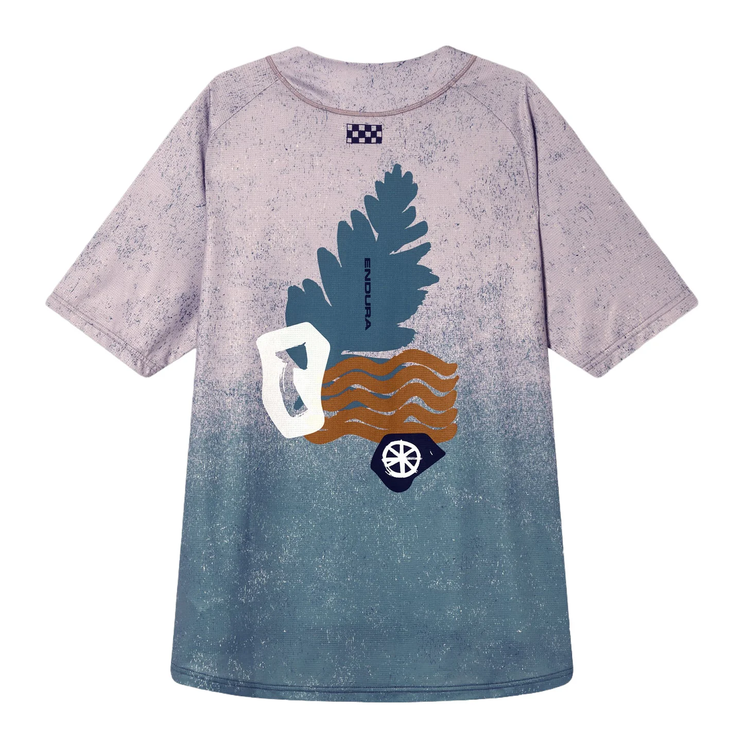 Men's SingleTrack Short-Sleeve Print T-Shirt - Blue - Image 2