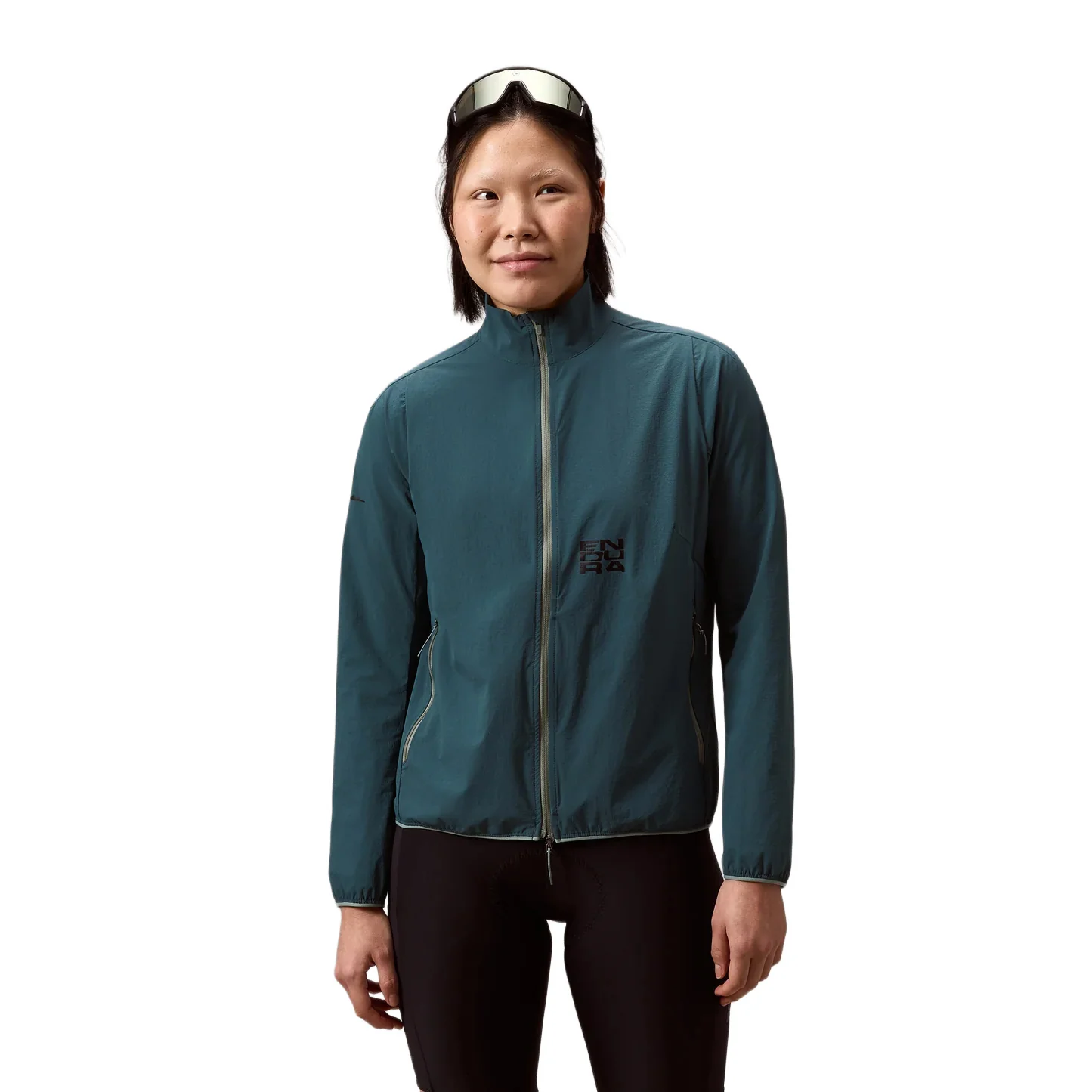 Women's AllTrack Ride Packable Jacket - Teal - Image 3
