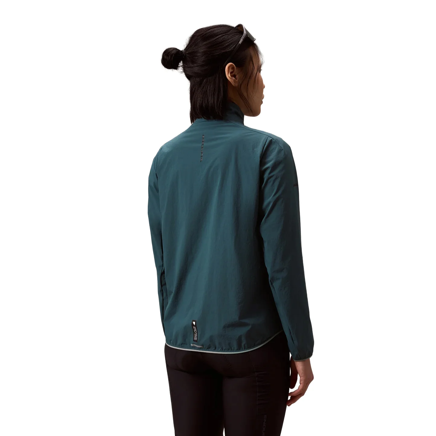 Women's AllTrack Ride Packable Jacket - Teal - Image 4