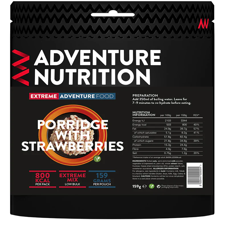 Porridge With Strawberries