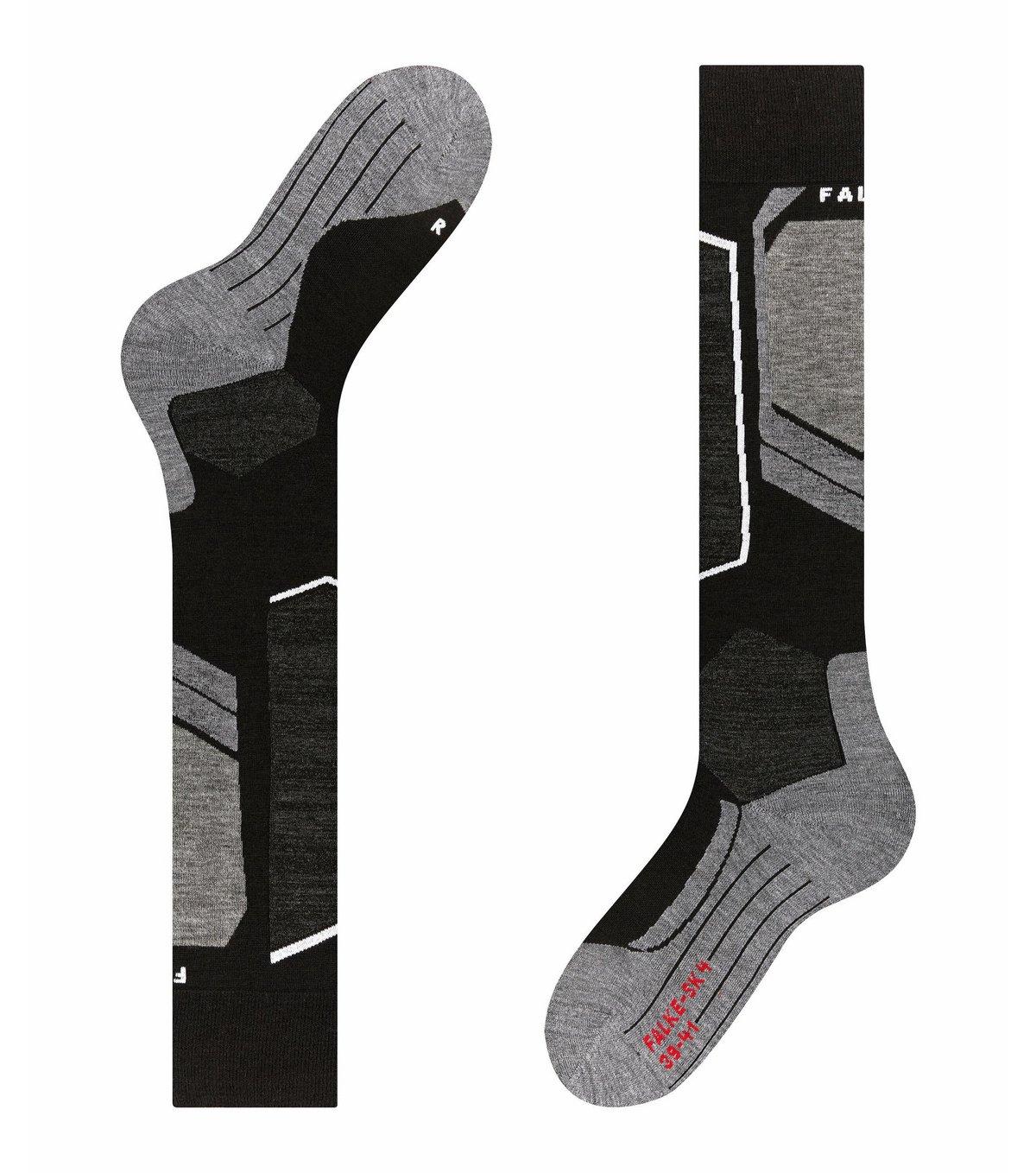 Men's SK4 Ski Sock - Black-Mix - Image 5