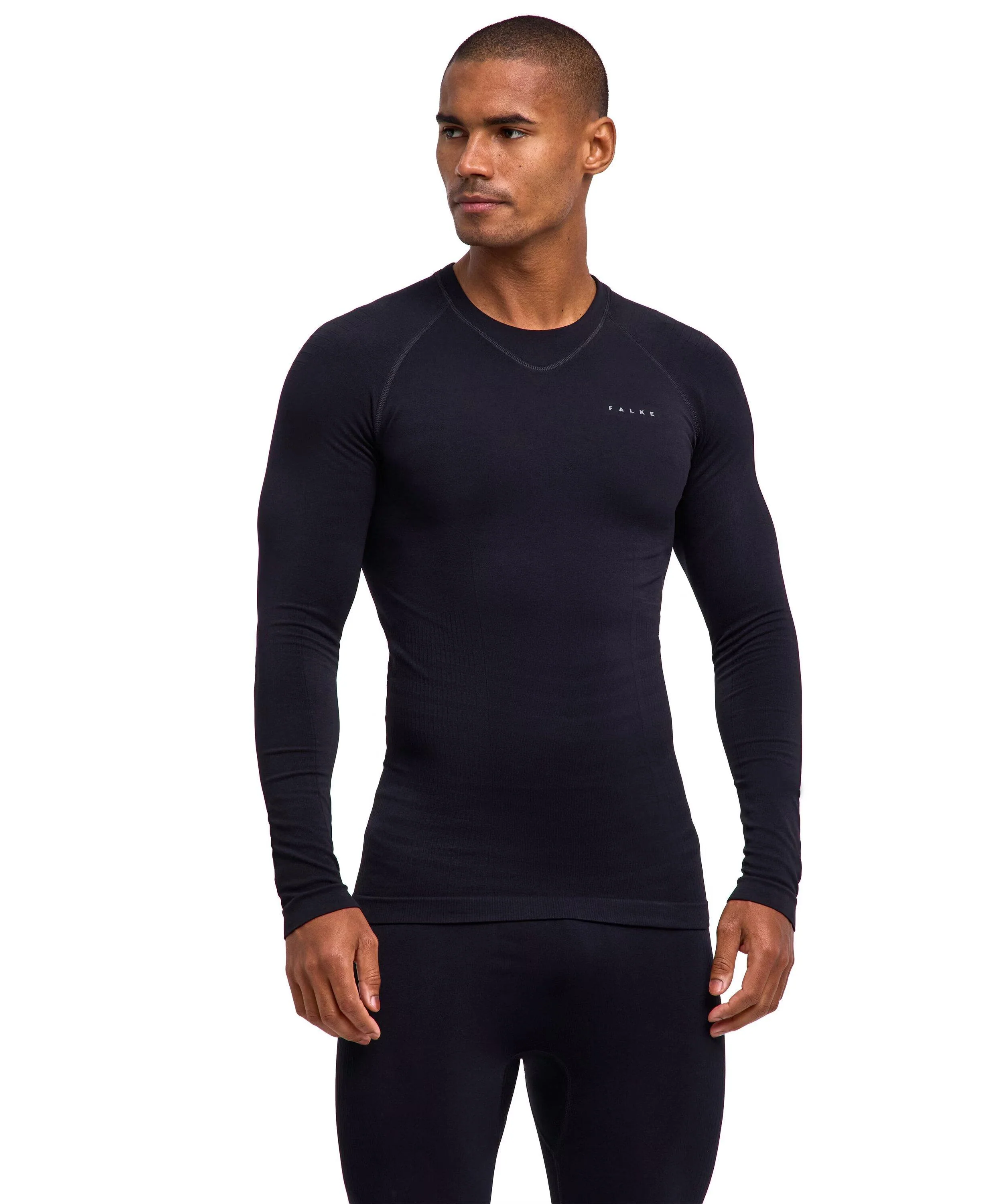 Men's Max Warm Long-Sleeve Top - Black - Image 2
