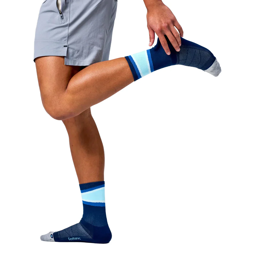 Unisex Elite Light Cushion Mini Crew Socks - Navy - Image 3