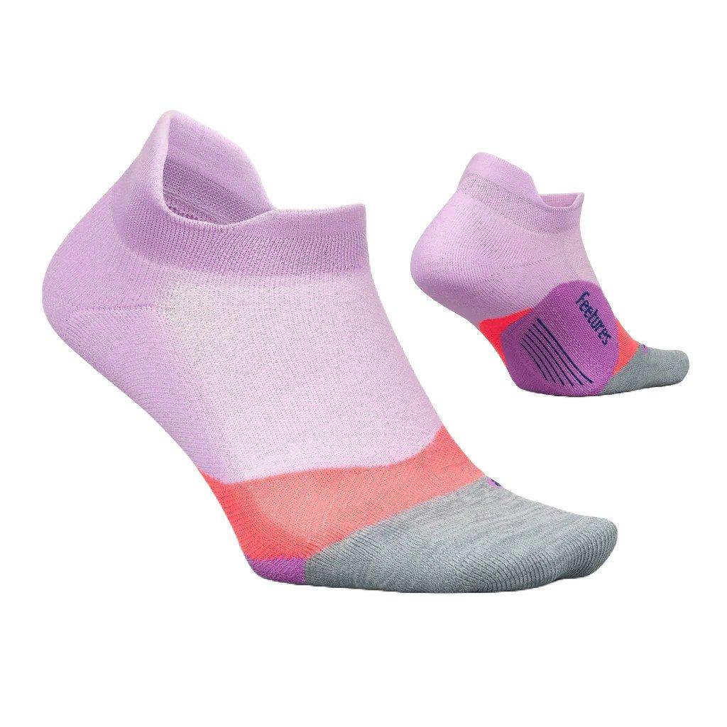 Unisex Elite Light Cushion No Show Tab Socks - Purple - Image 2