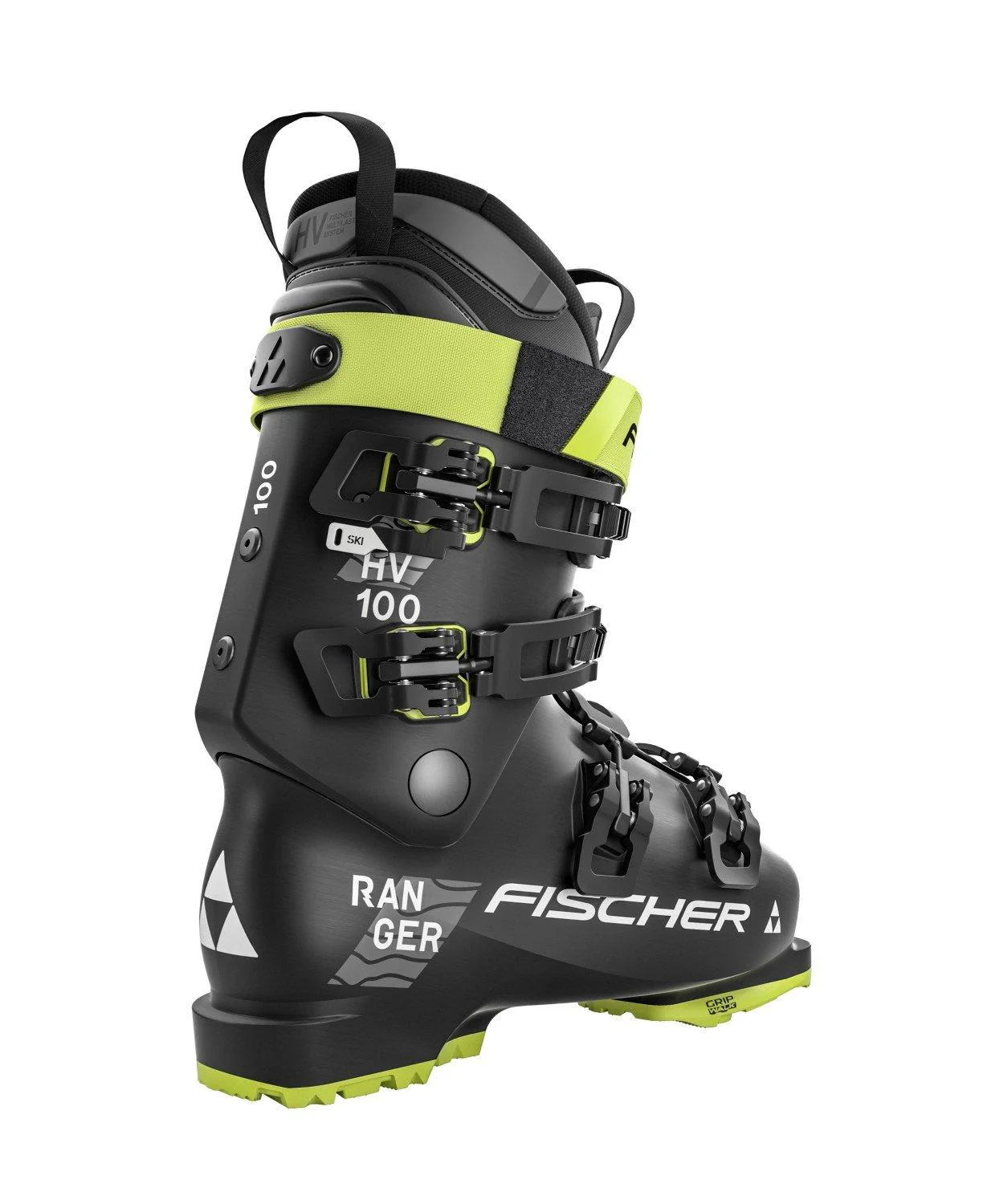 Men's Ranger HV 100 Vacuum Ski Boots - Black / Yellow - Image 3