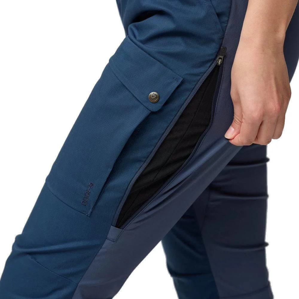 Women's Abisko Hybrid Trail Trousers - Navy - Image 7