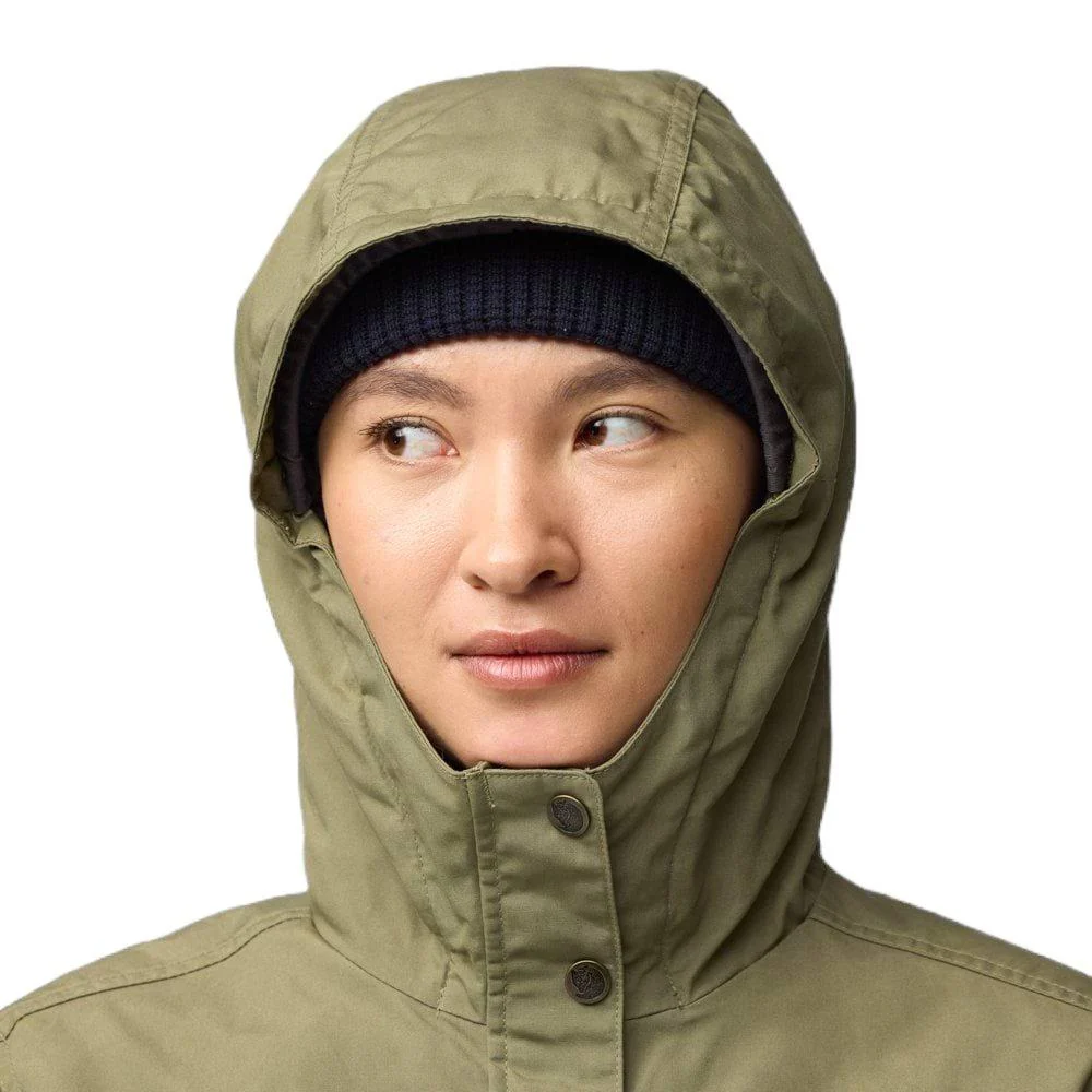 Women's Kiruna Padded Parka - Green - Image 4