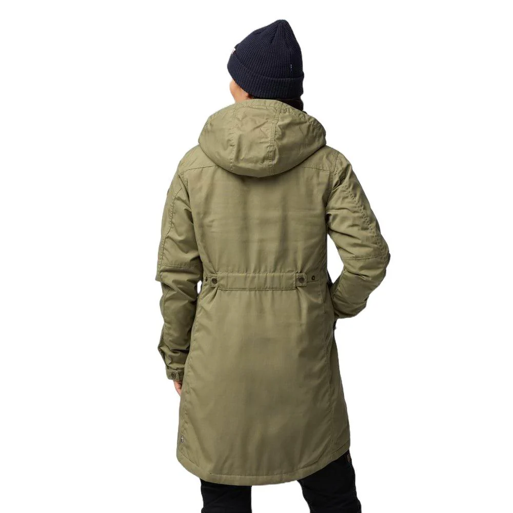 Women's Kiruna Padded Parka - Green - Image 5