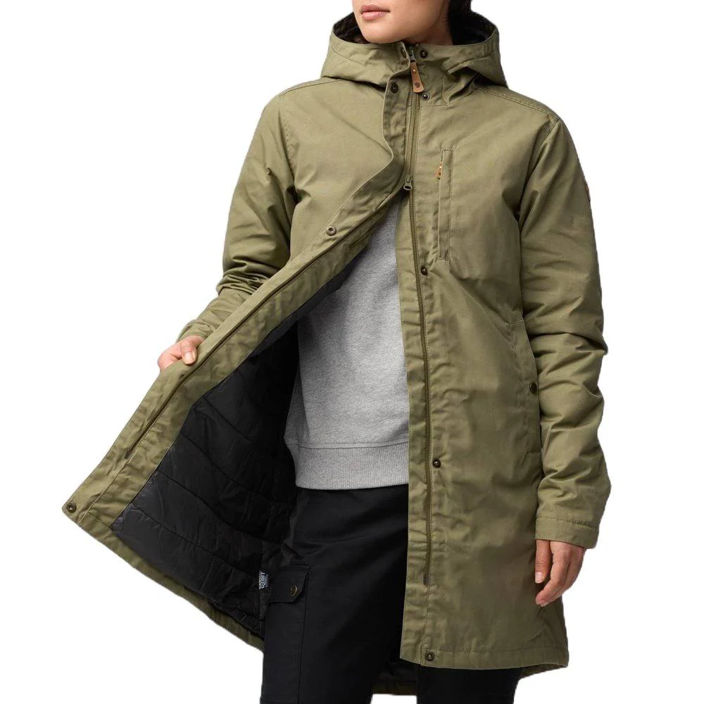 Women's Kiruna Padded Parka - Green - Image 7