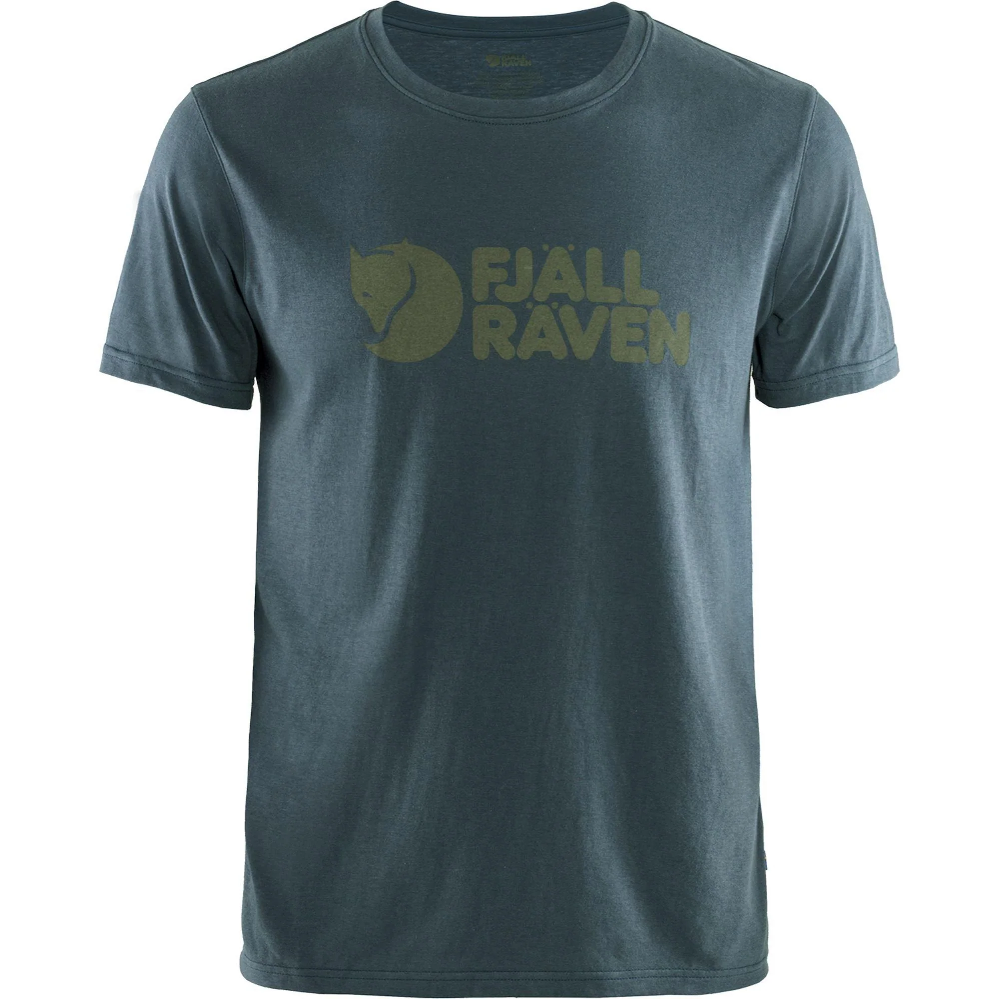 Men's Fjallraven Logo T-Shirt - Navy