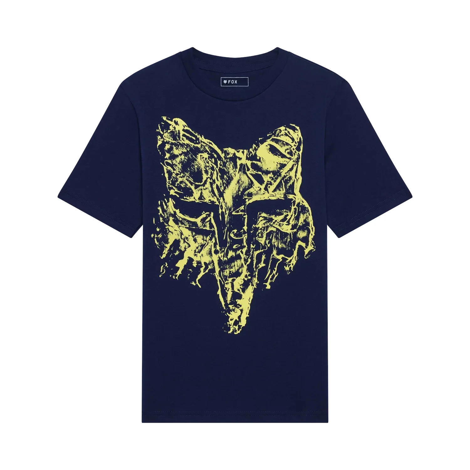 Fox Kids' Image Print Head Short-Sleeve T-Shirt - Navy