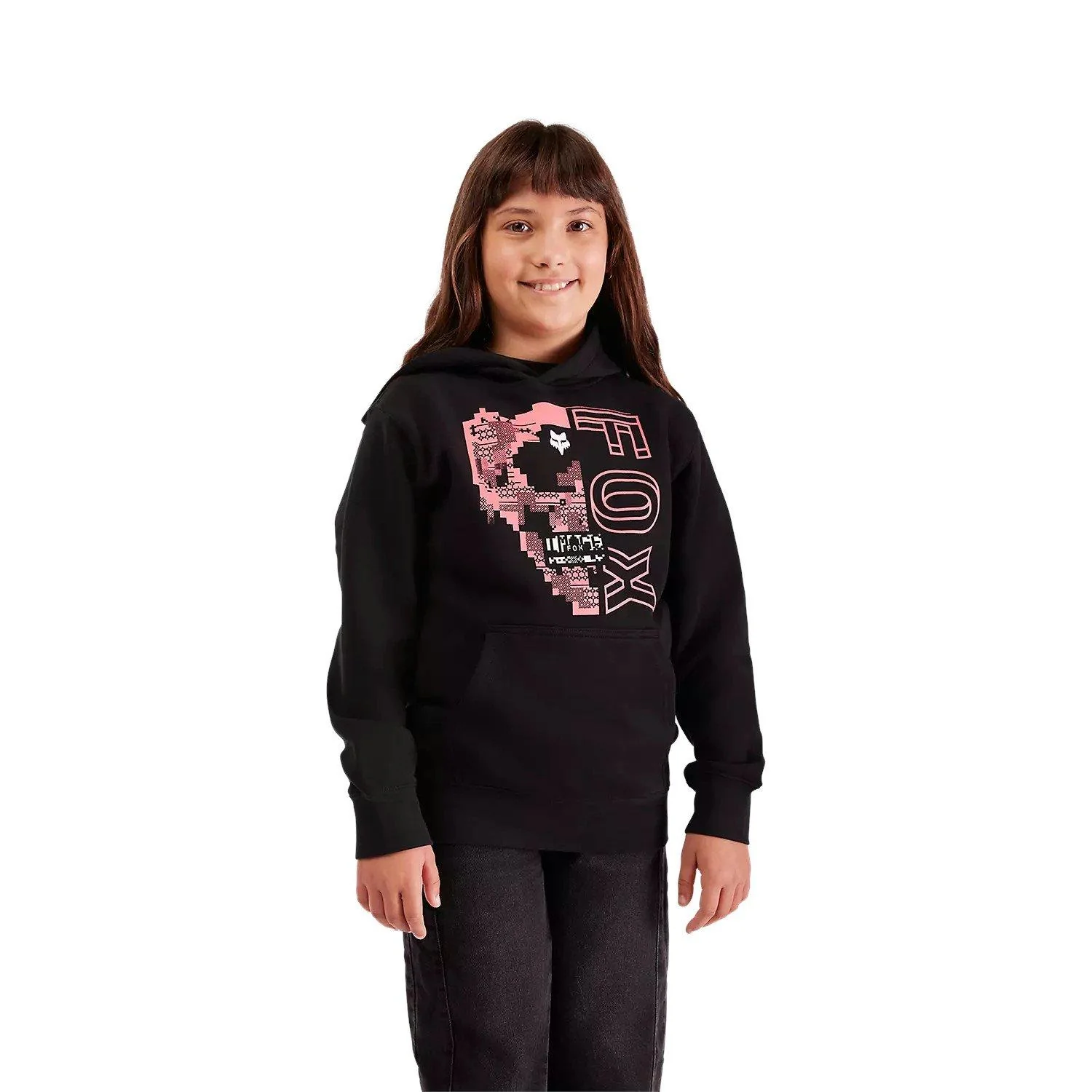 Kids' Image Skull Pullover Hoodie - Black - Image 3
