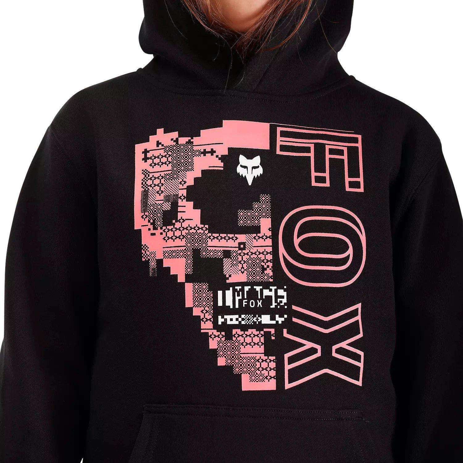 Kids' Image Skull Pullover Hoodie - Black - Image 6