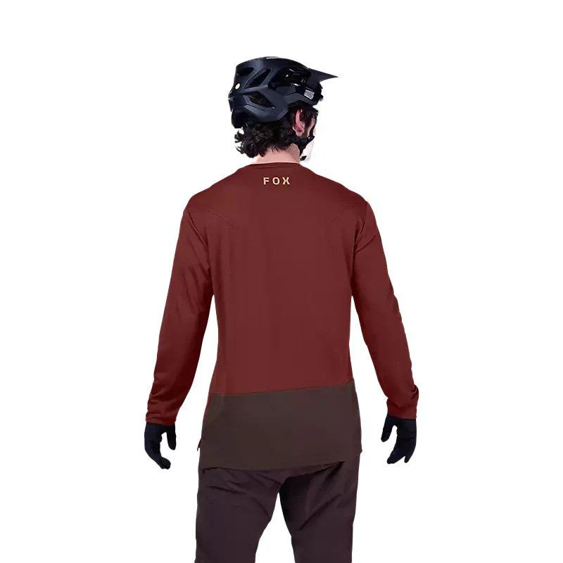 Men's Ranger Fox Head Long-Sleeve Jersey - Red - Image 4