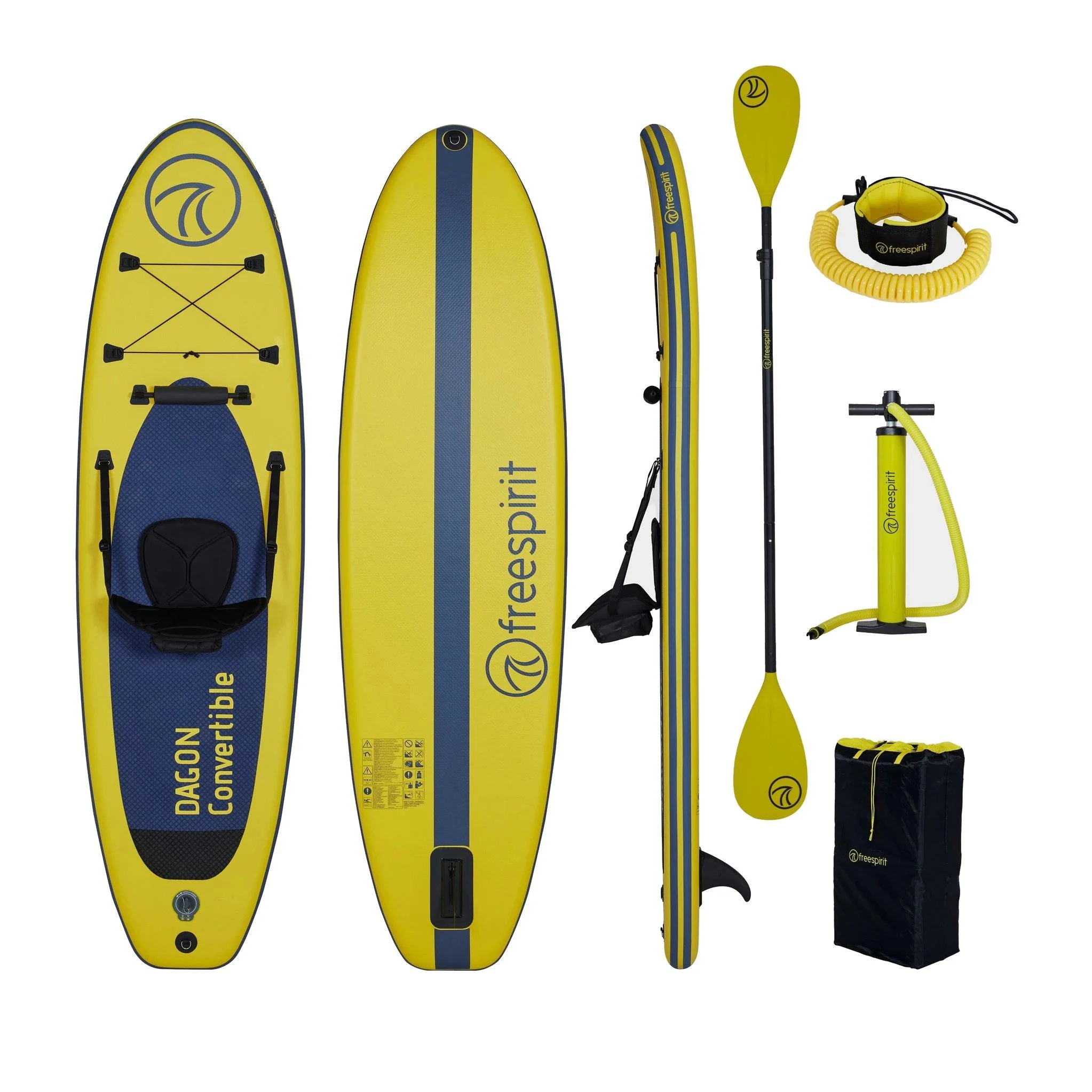 Dagon 10ft Inflatable Stand-up Paddleboard Package